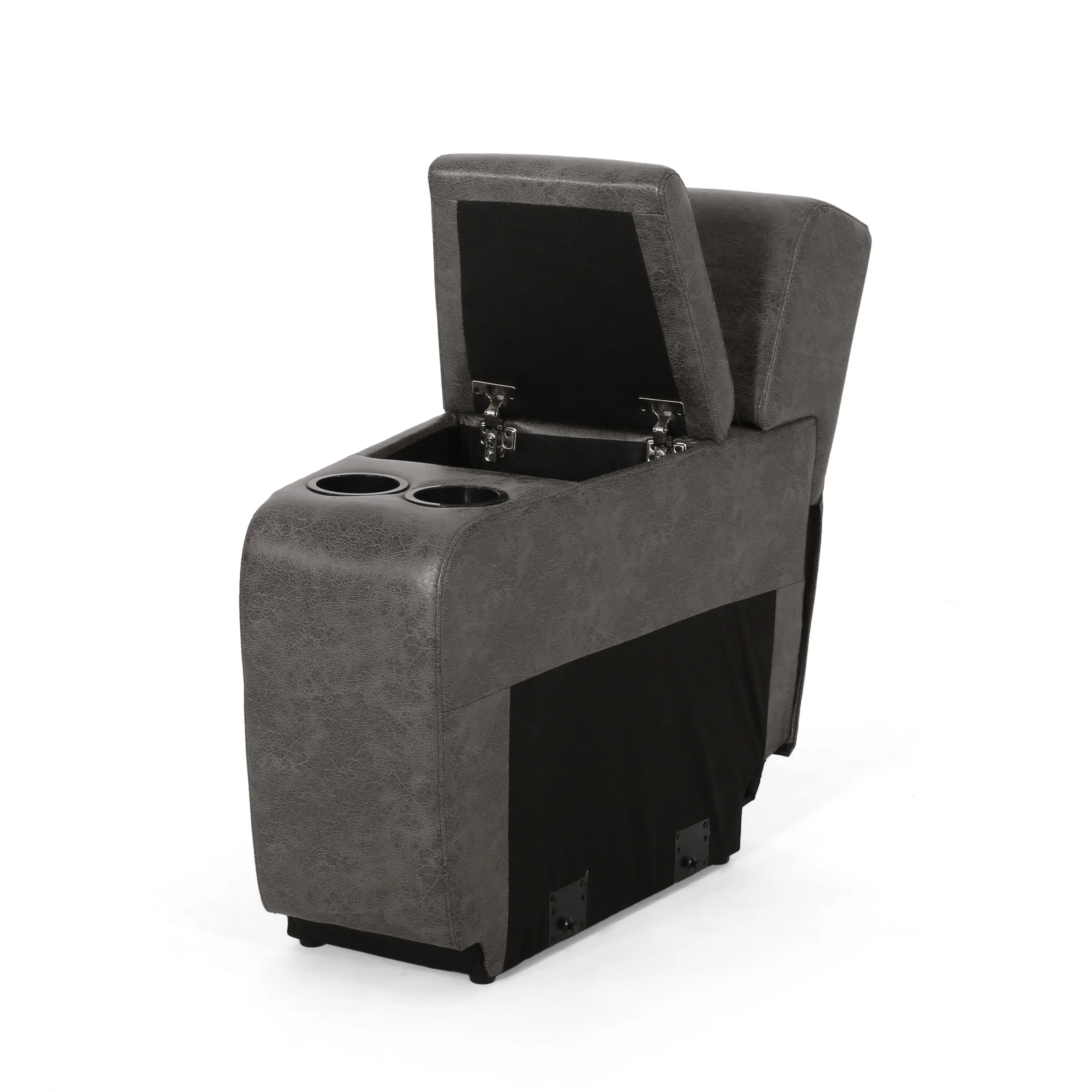 Lunsford Contemporary Upholstered Theater Seating Reclining Sofa - furnishings