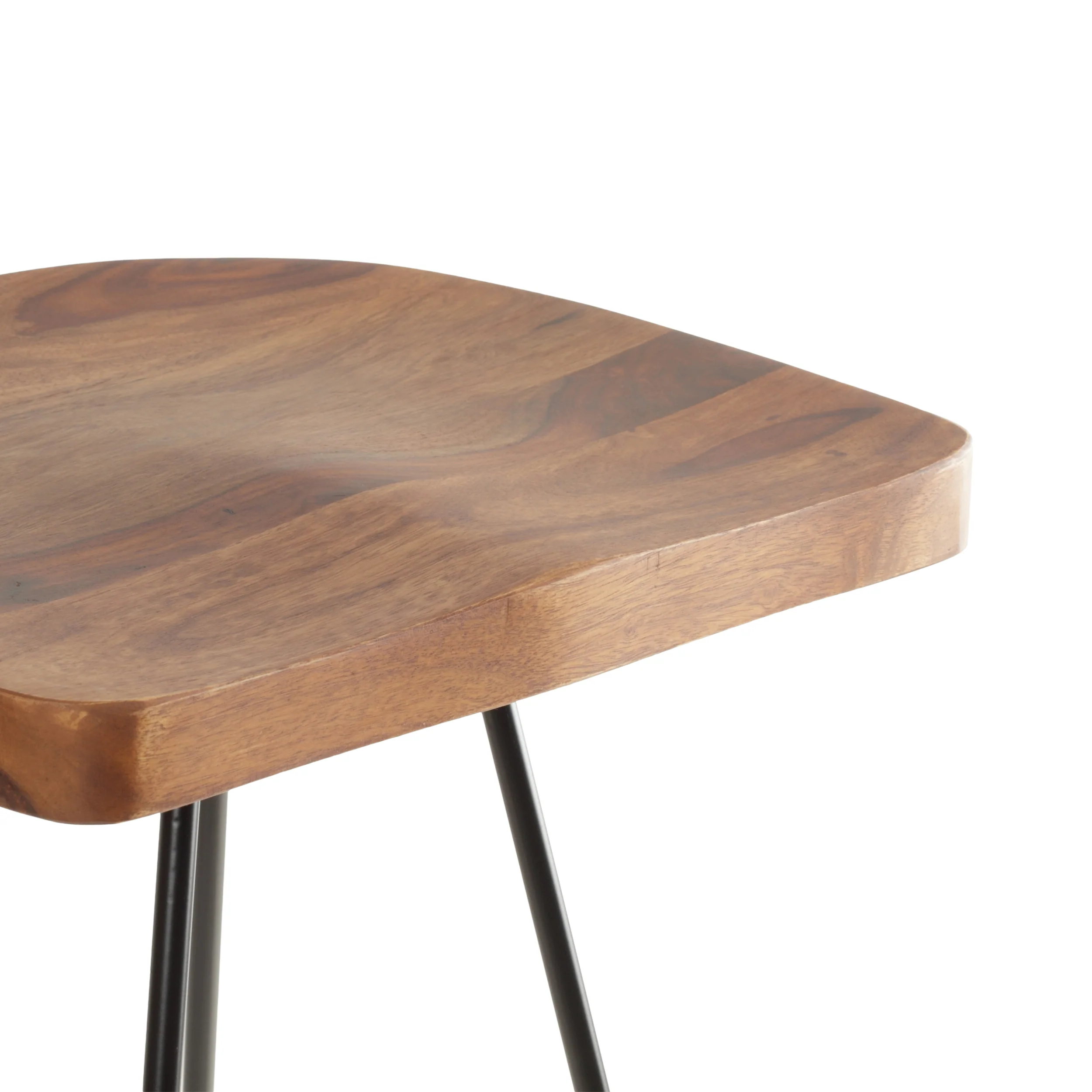 Govan Handcrafted Modern Industrial Wood Bar Stools (Set of 2) - furnishings