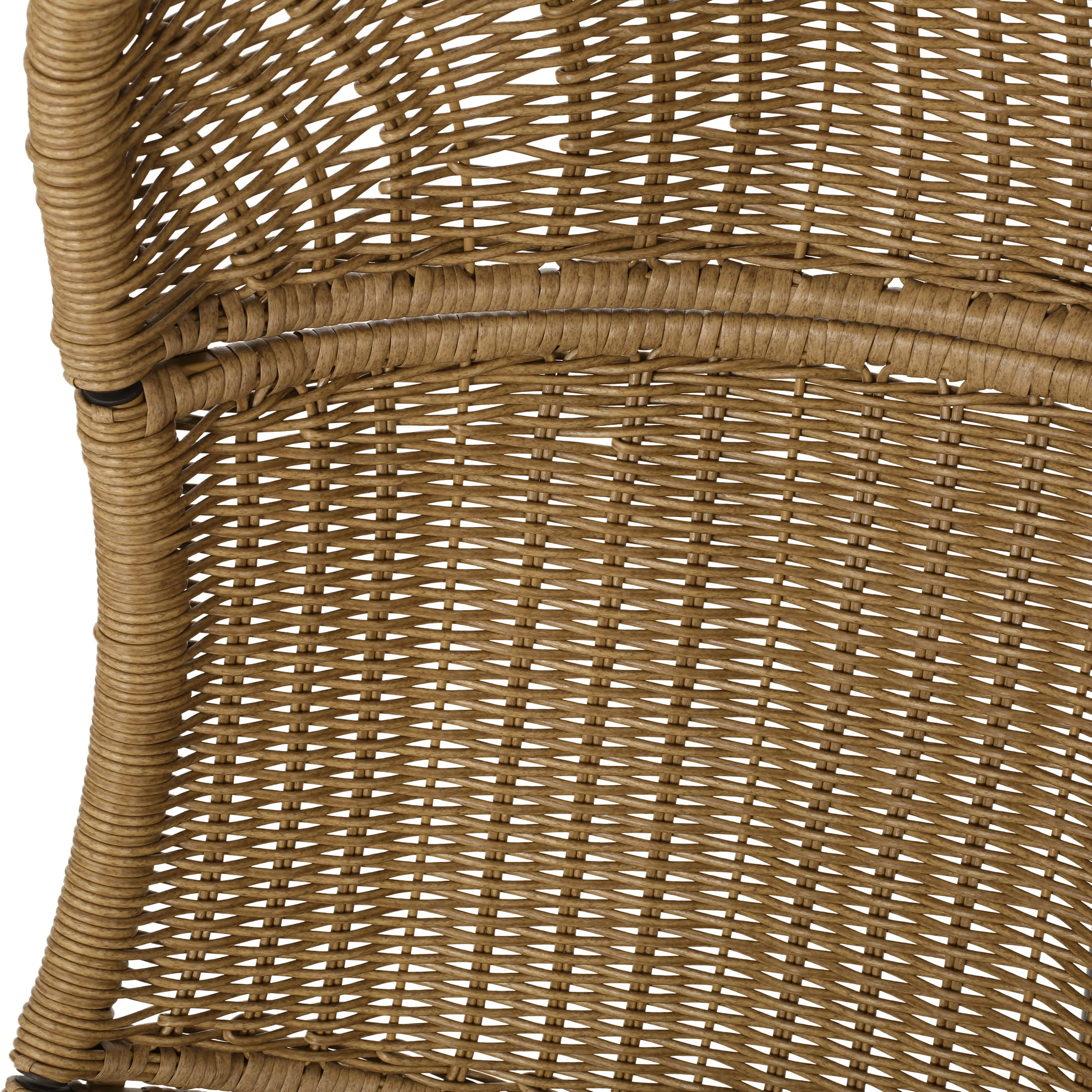 Yukon Outdoor Wicker Hanging Nest Chair with Stand - furnishings