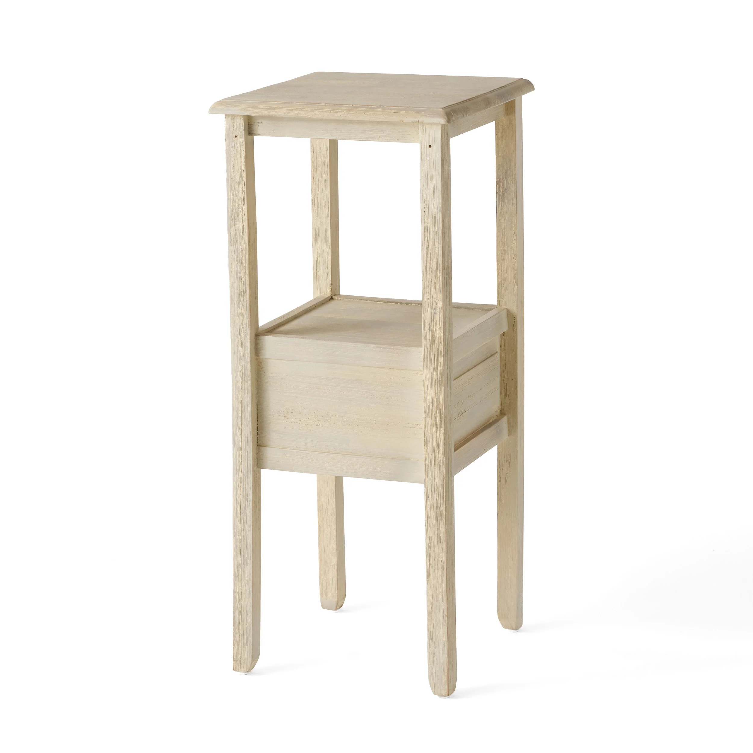 Noah Weathered Accent Table w/ Bottom Drawer - furnishings