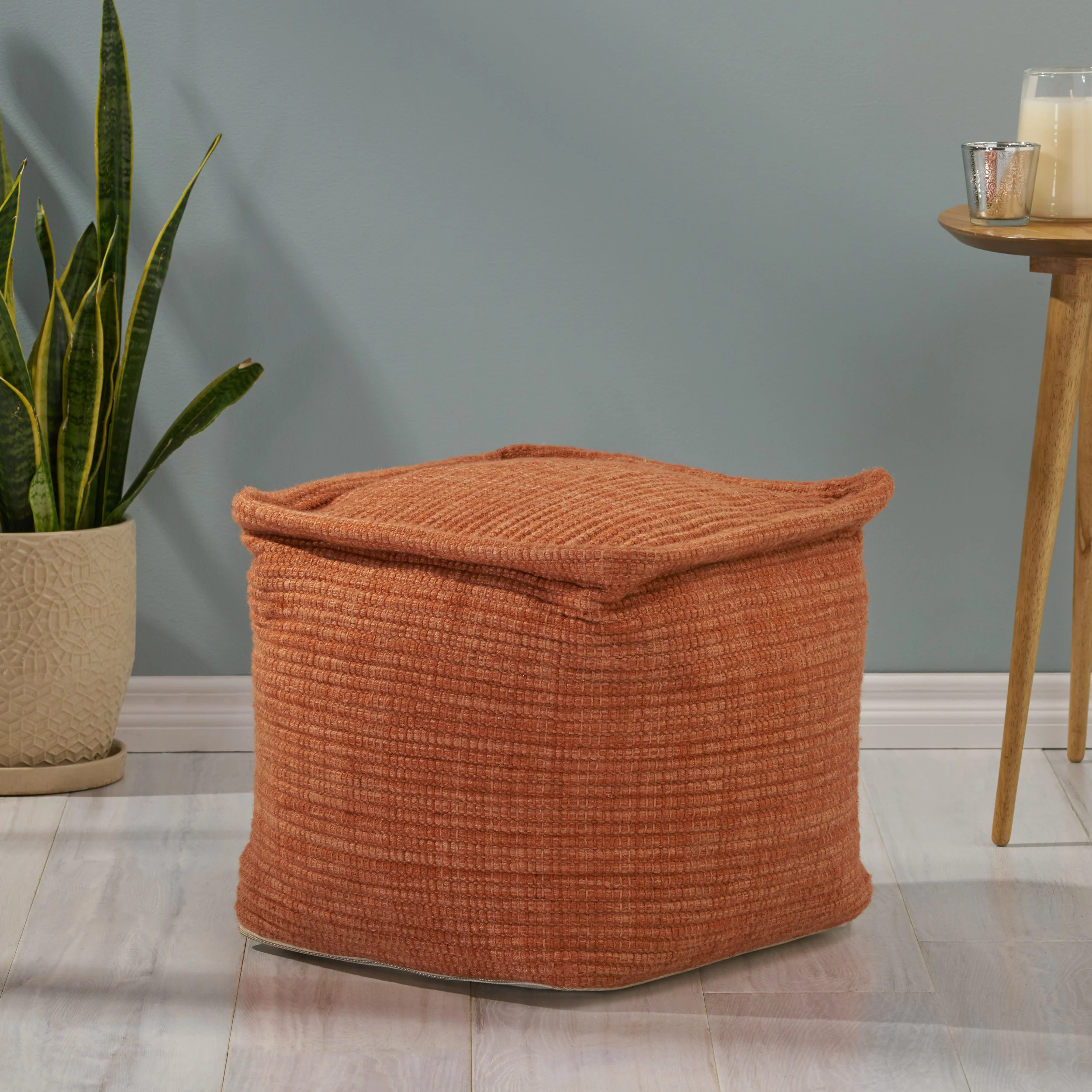 Calade Boho Yarn Pouf - furnishings