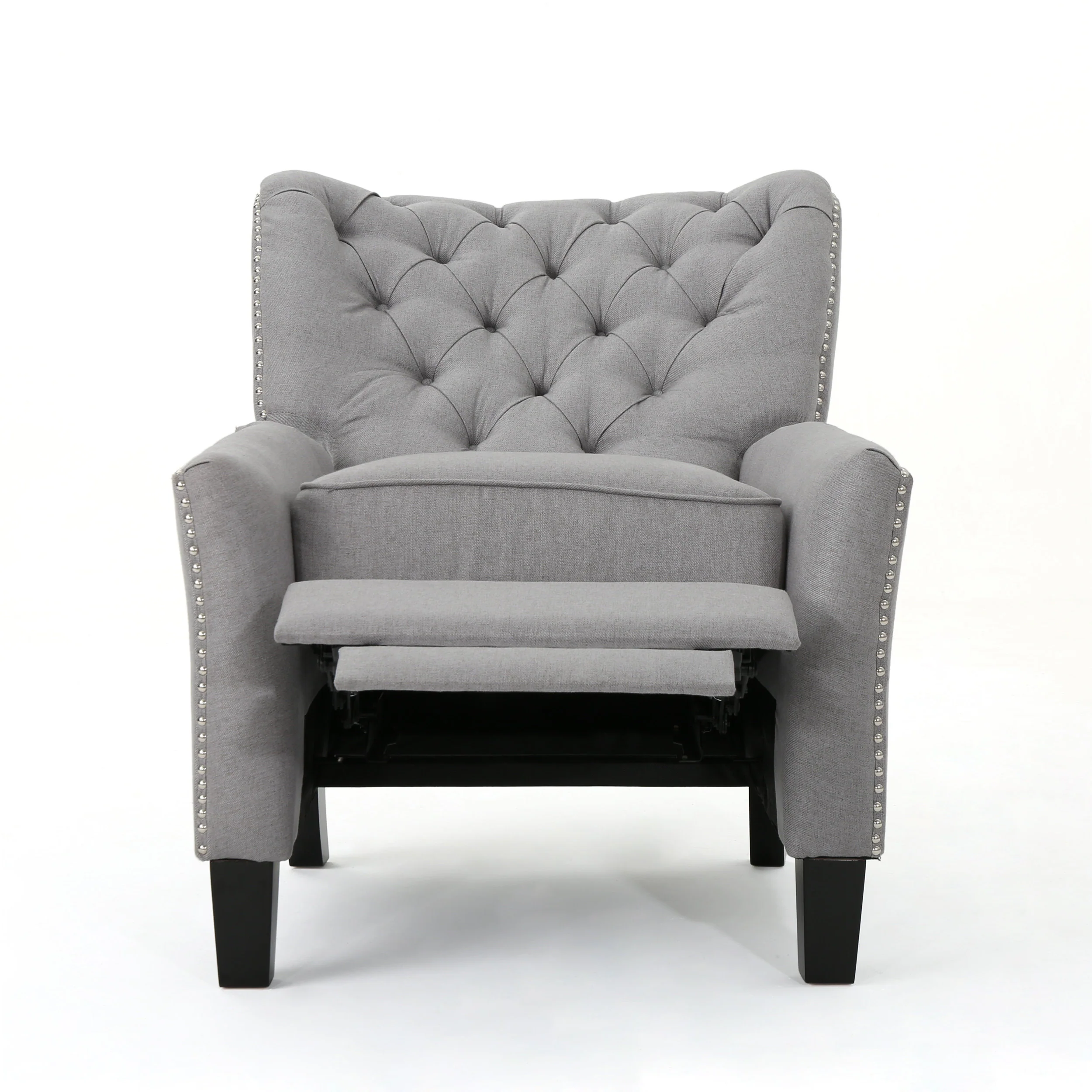 Carlyle Tufted Back Fabric Recliner Armchair - furnishings