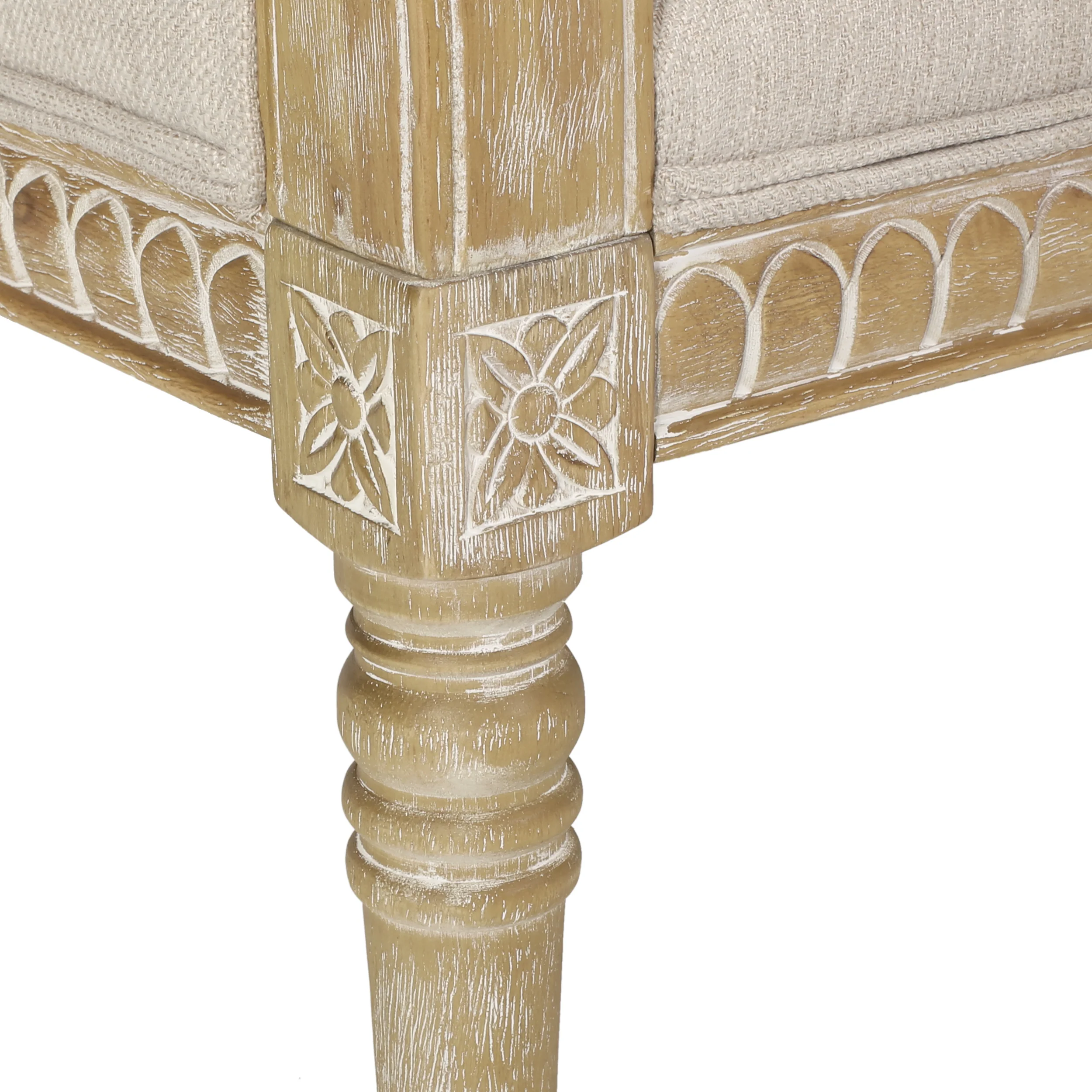 Bennion French Country Fabric Upholstered Club Chair - furnishings