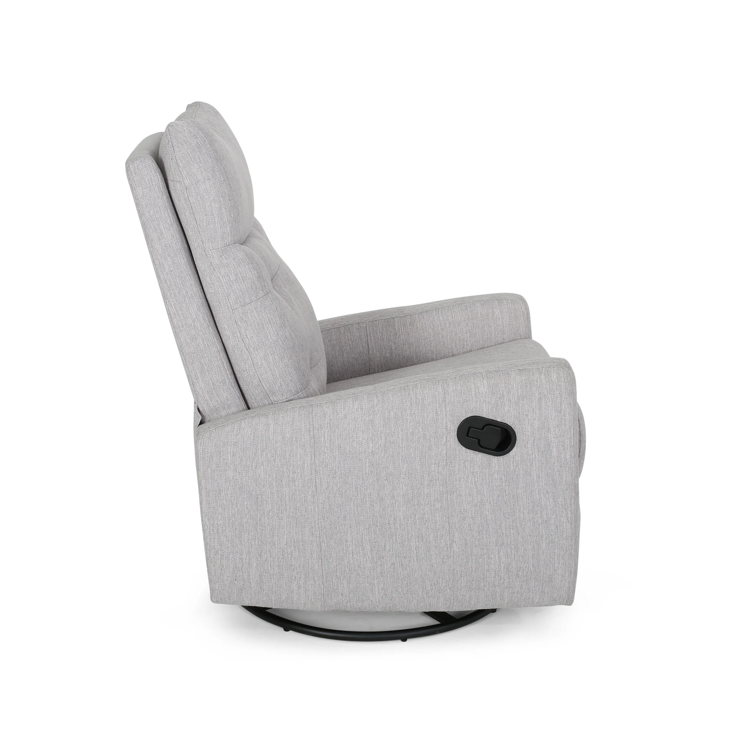 Ishtar Contemporary Glider Swivel Push Back Nursery Recliner - furnishings