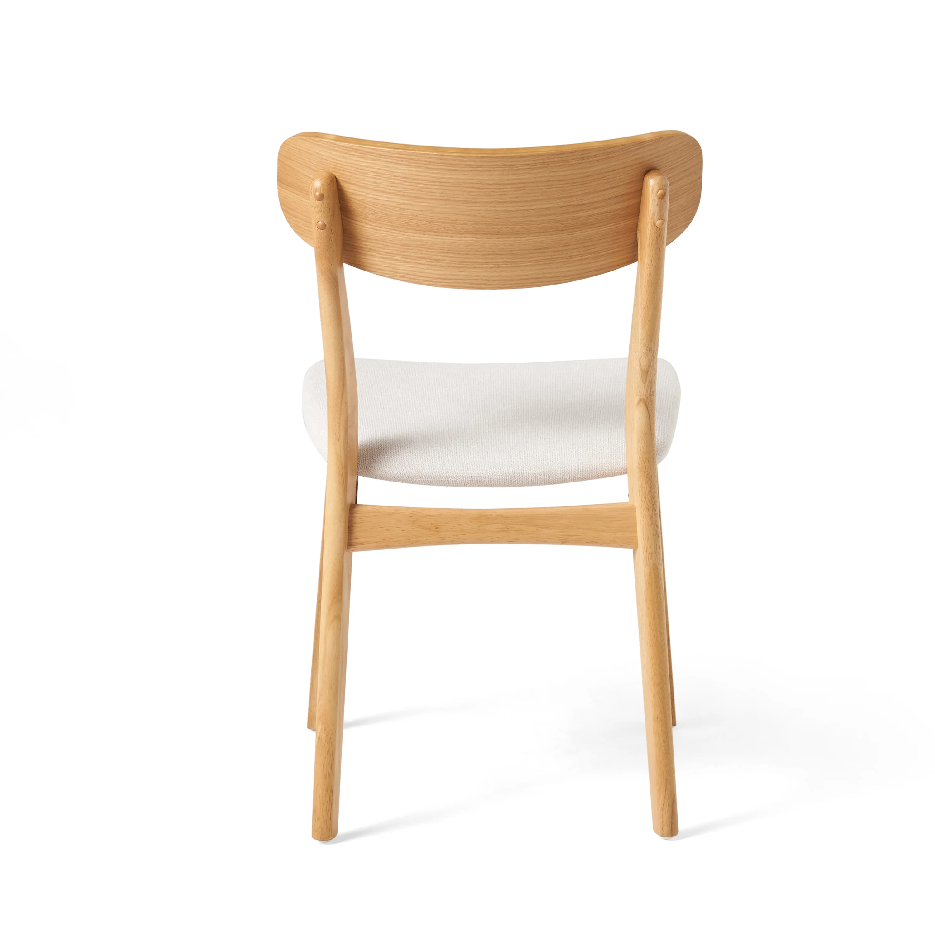 Lucille Fabric/ Wood Finish Dining Chair (Set of 2) - furnishings