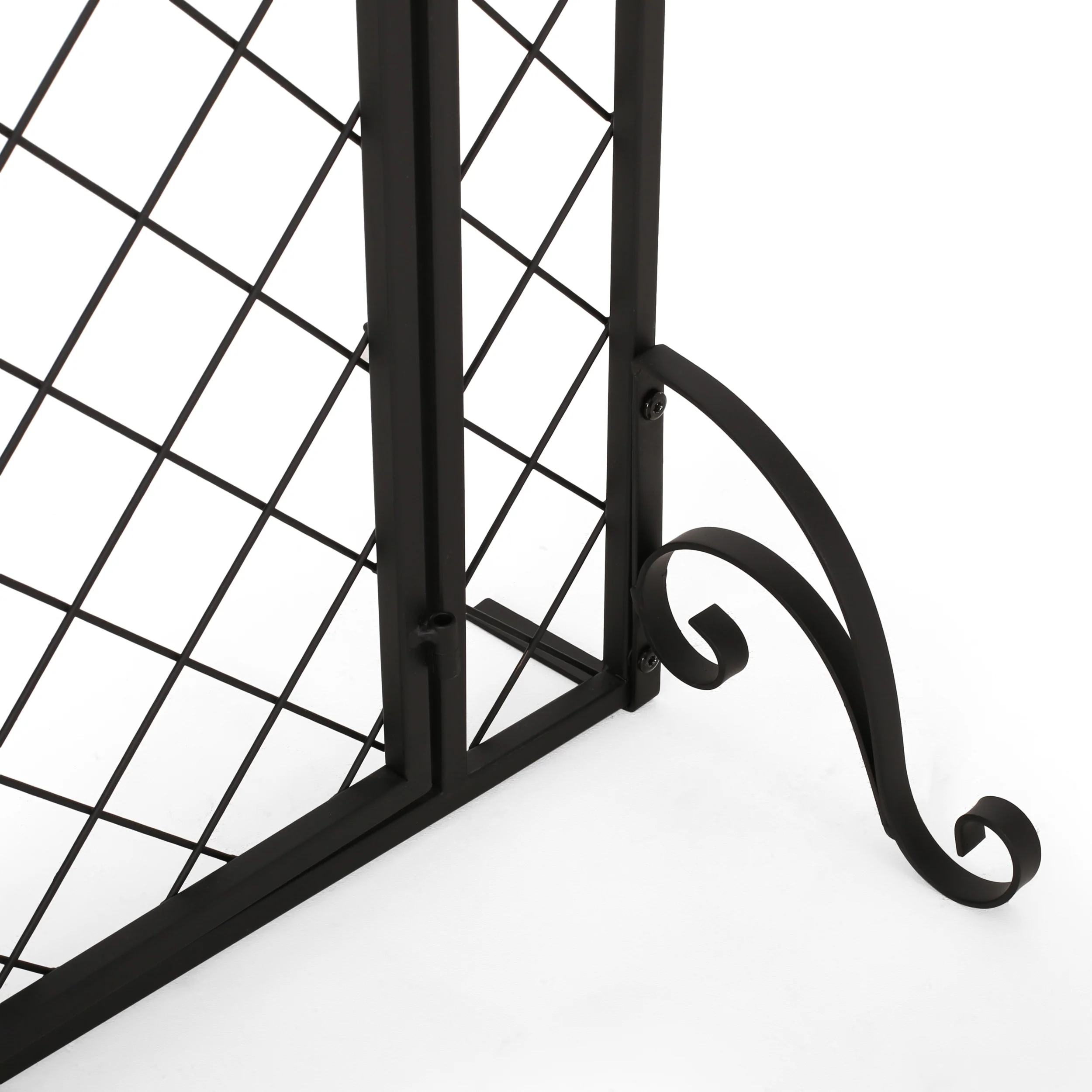 Memori Contemporary Iron Fireplace Screen - furnishings