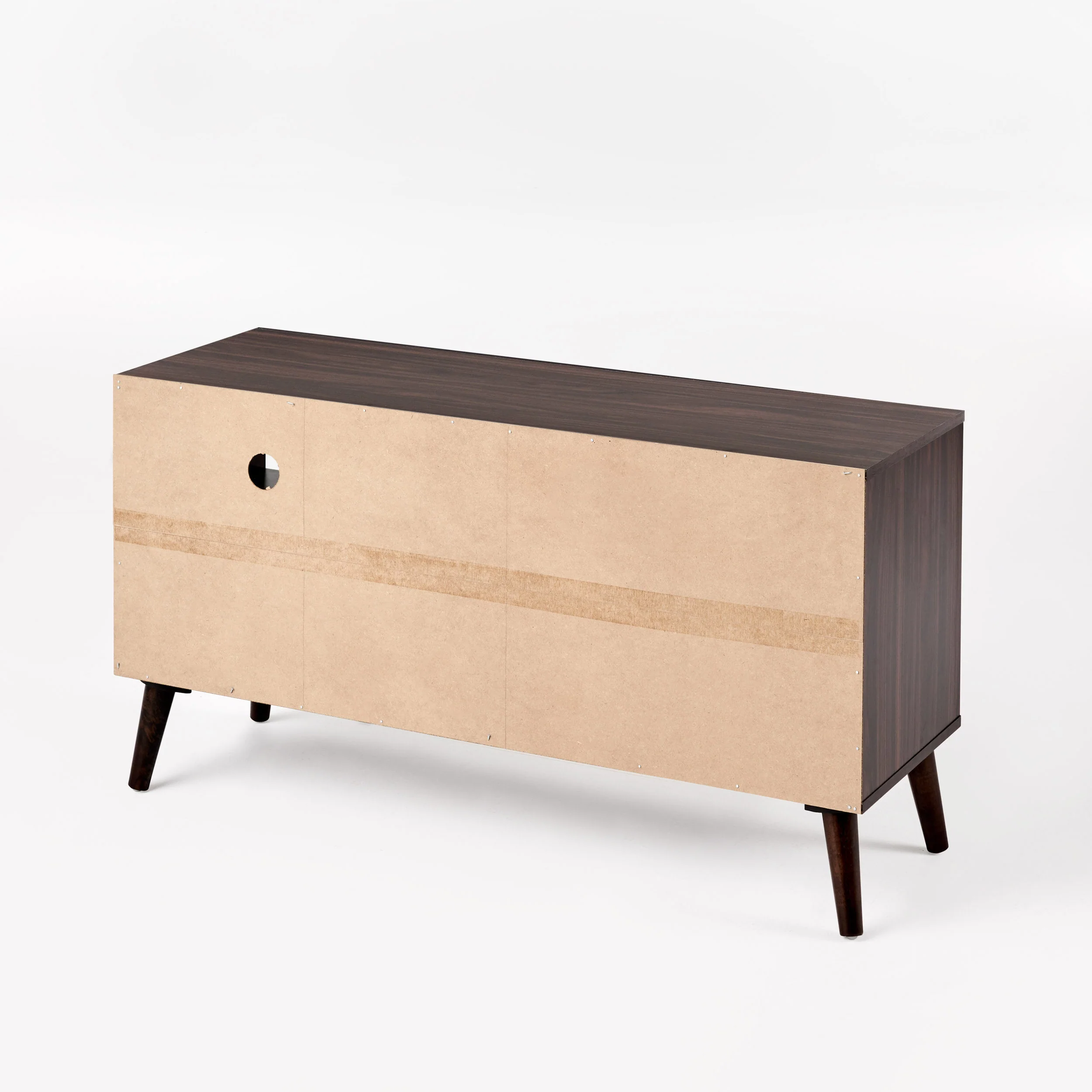 Owensmouth Mid Century Modern Shelves & Drawer TV Stand - furnishings