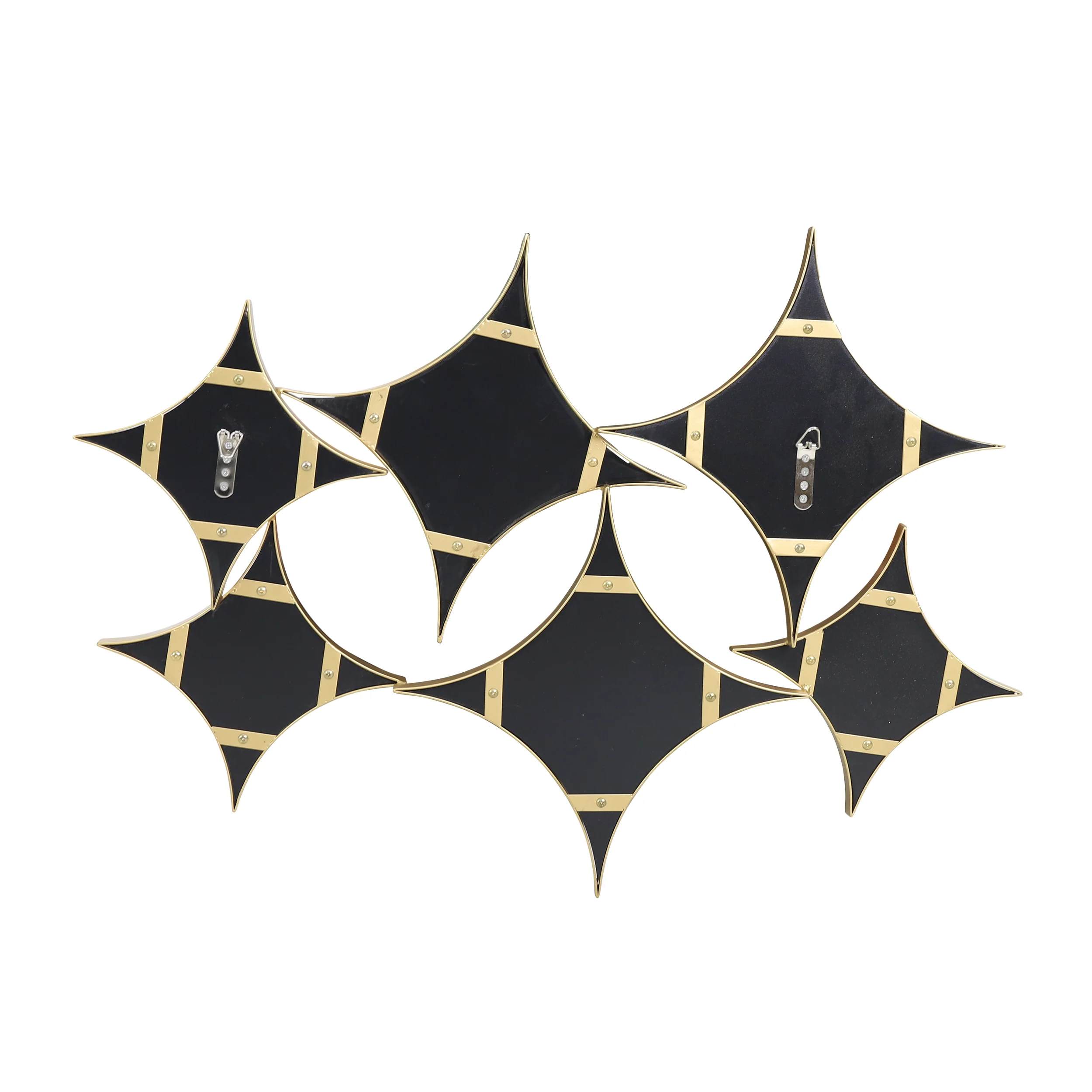 Murley Modern Glam Star Cluster Wall Mirror - furnishings