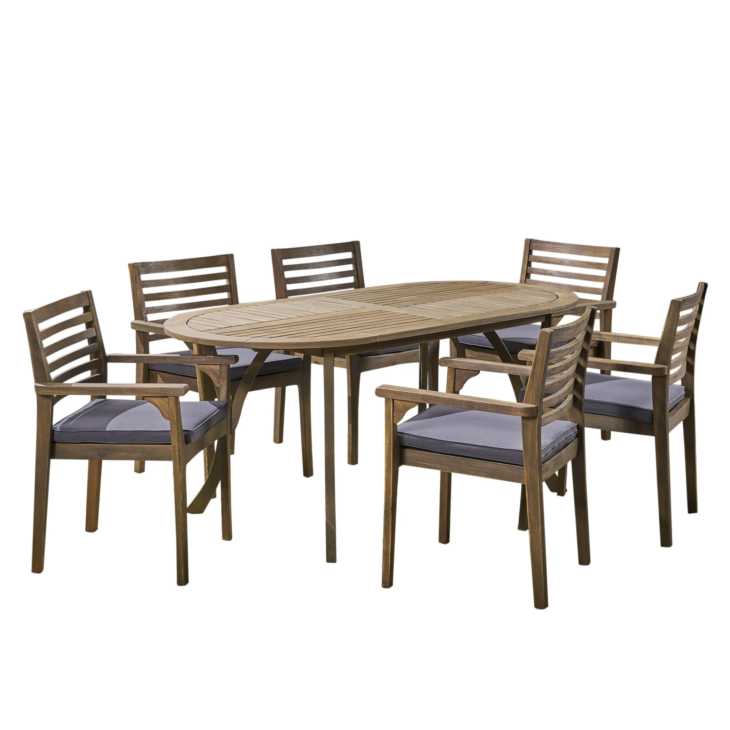 Audrey 6-Seater Outdoor Dining Set - furnishings
