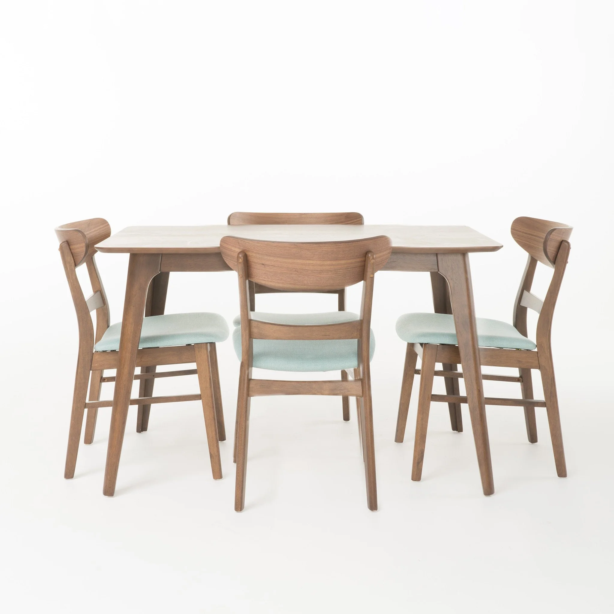 Colonial Mid-Century Modern 5 Piece Dining Set - furnishings