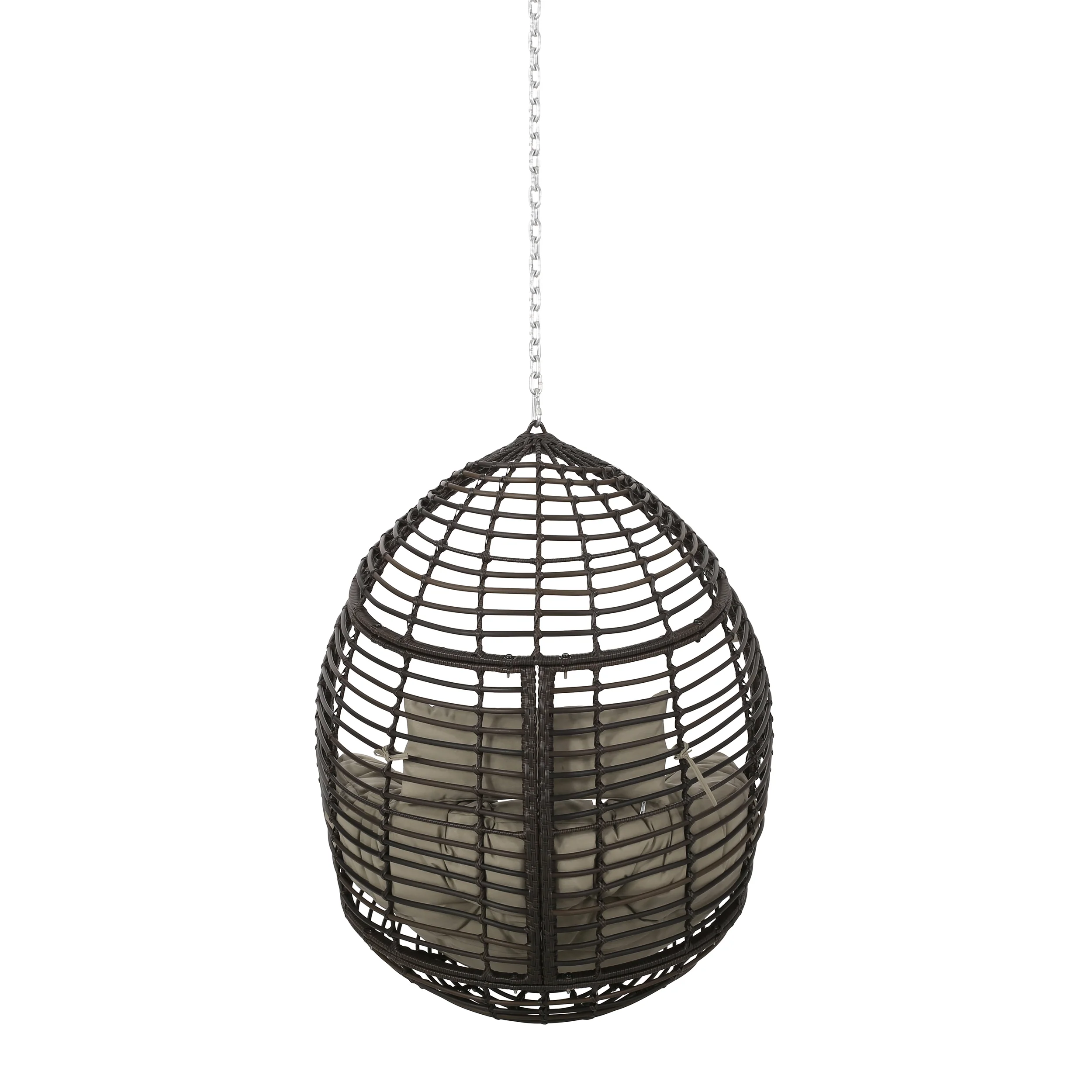 Hempstead Indoor/Outdoor Wicker Hanging Teardrop / Egg Chair (NO STAND) - furnishings