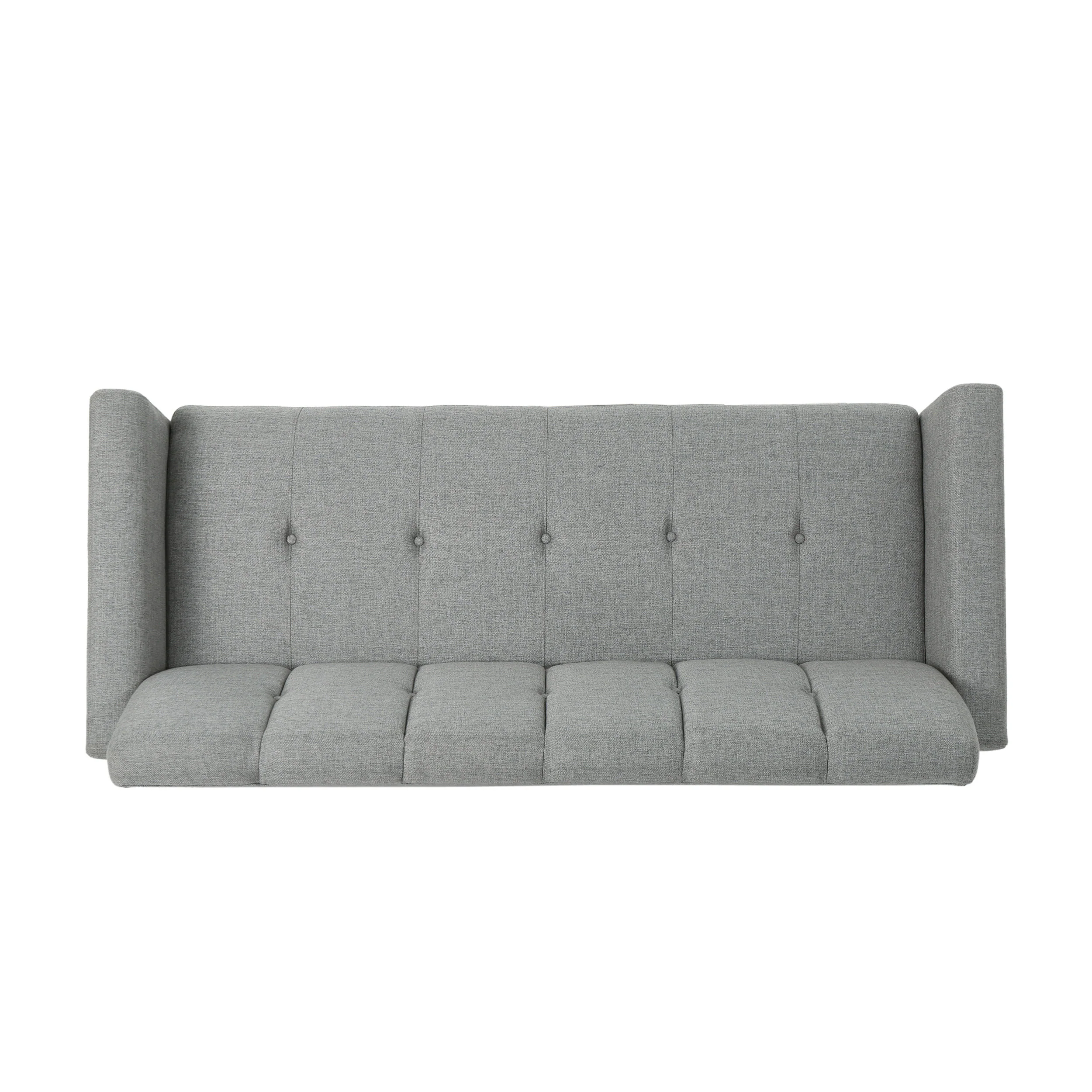 Angelica Mid-Century Modern 3-Piece Chairs & Couch Fabric Living Room Set - furnishings