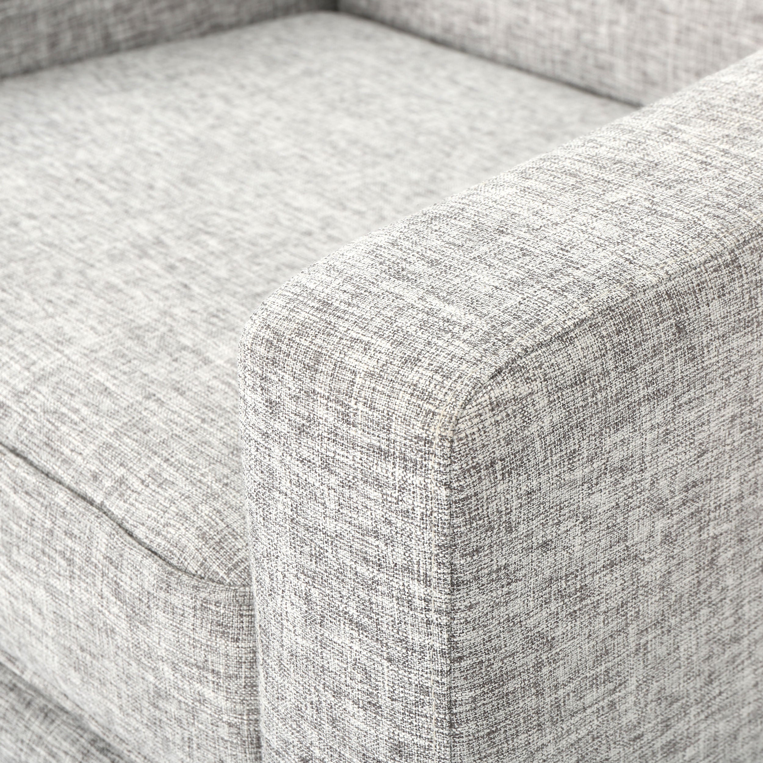 Stratford Mid-Century Modern 3-Piece Fabric Chairs & Sofa Living Room Set - furnishings