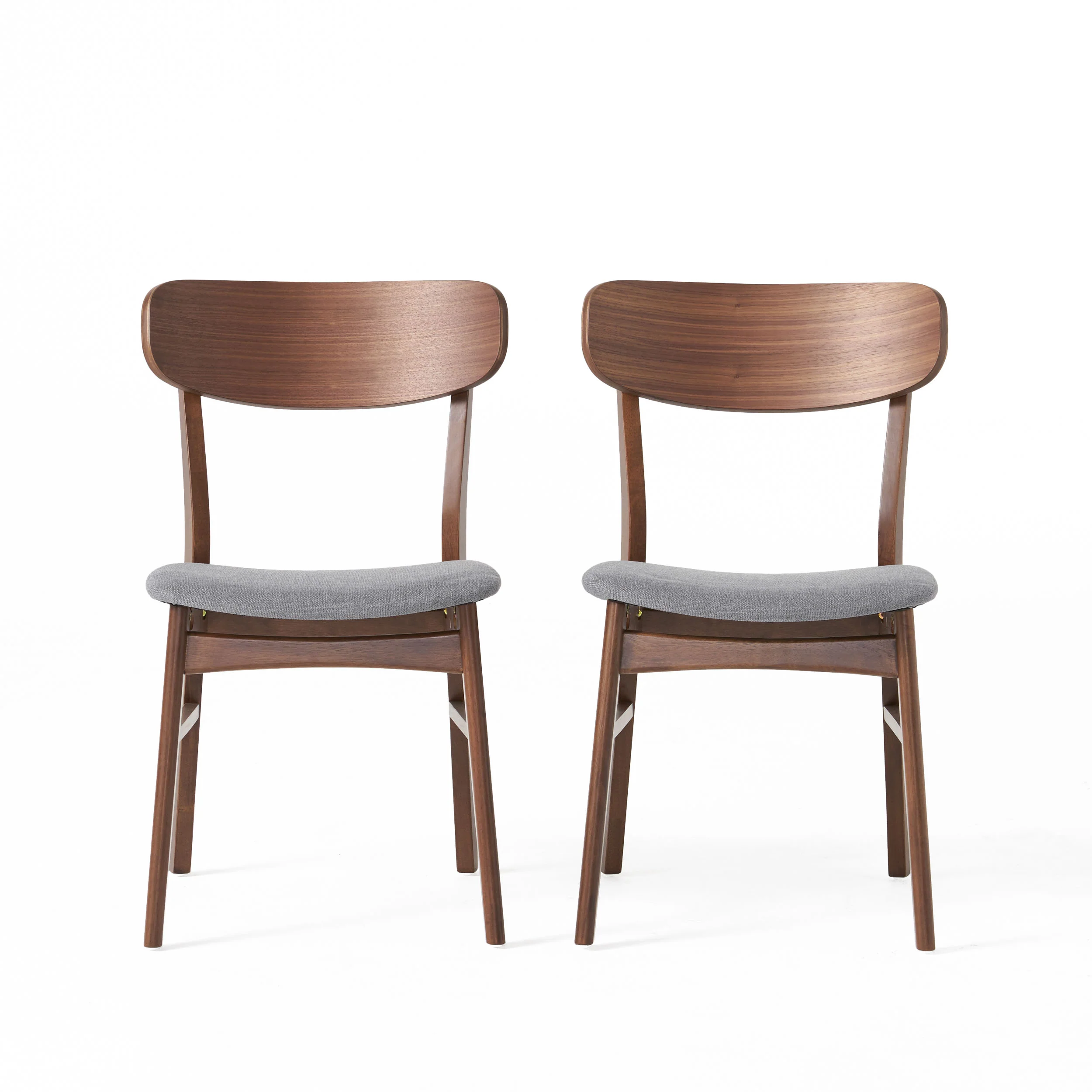 Lucille Fabric/ Wood Finish Dining Chair (Set of 2) - furnishings