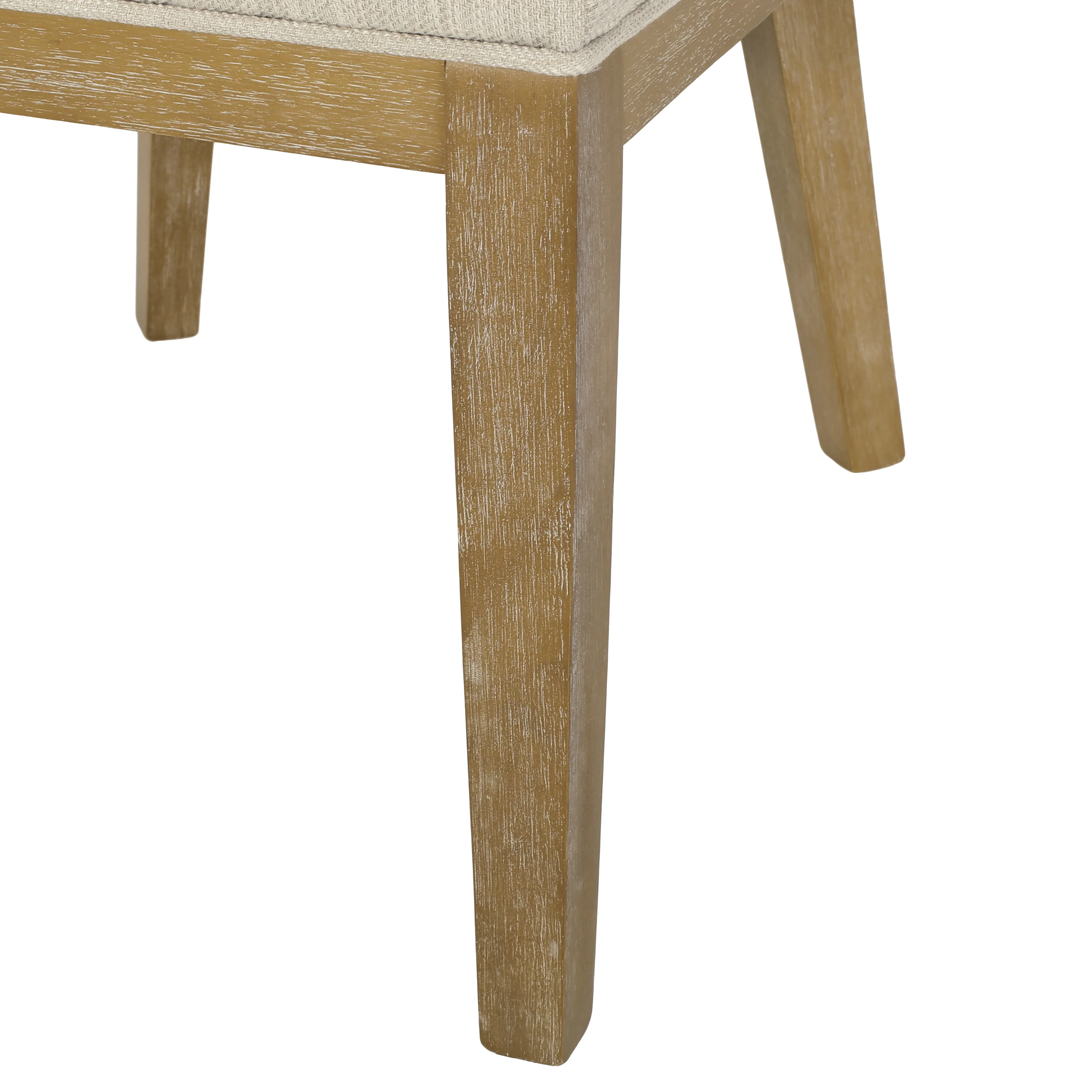 Boise Contemporary Fabric Upholstered Wood Dining Chairs, Set of 2 - furnishings