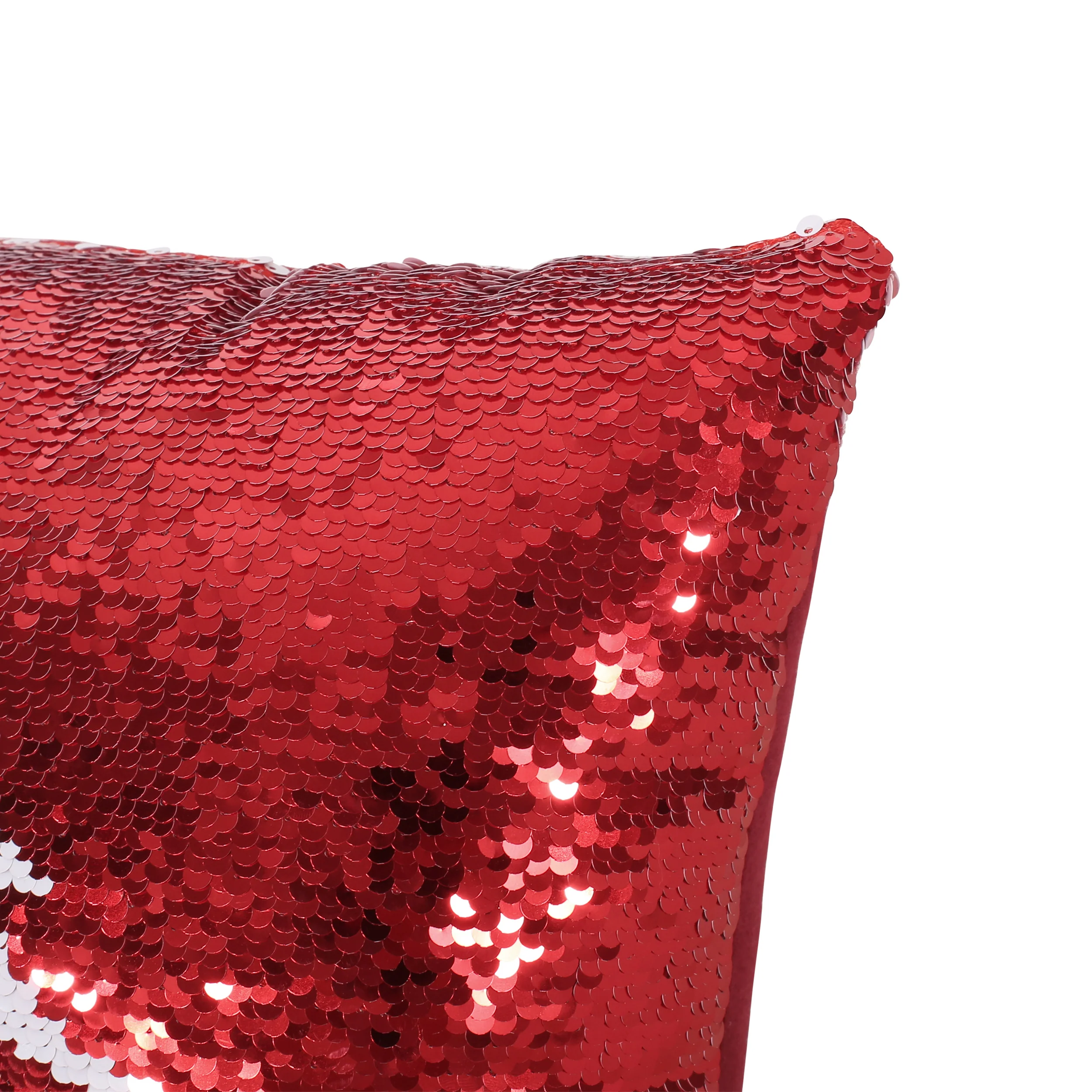 Romious Glam Sequin Christmas Throw Pillow - furnishings