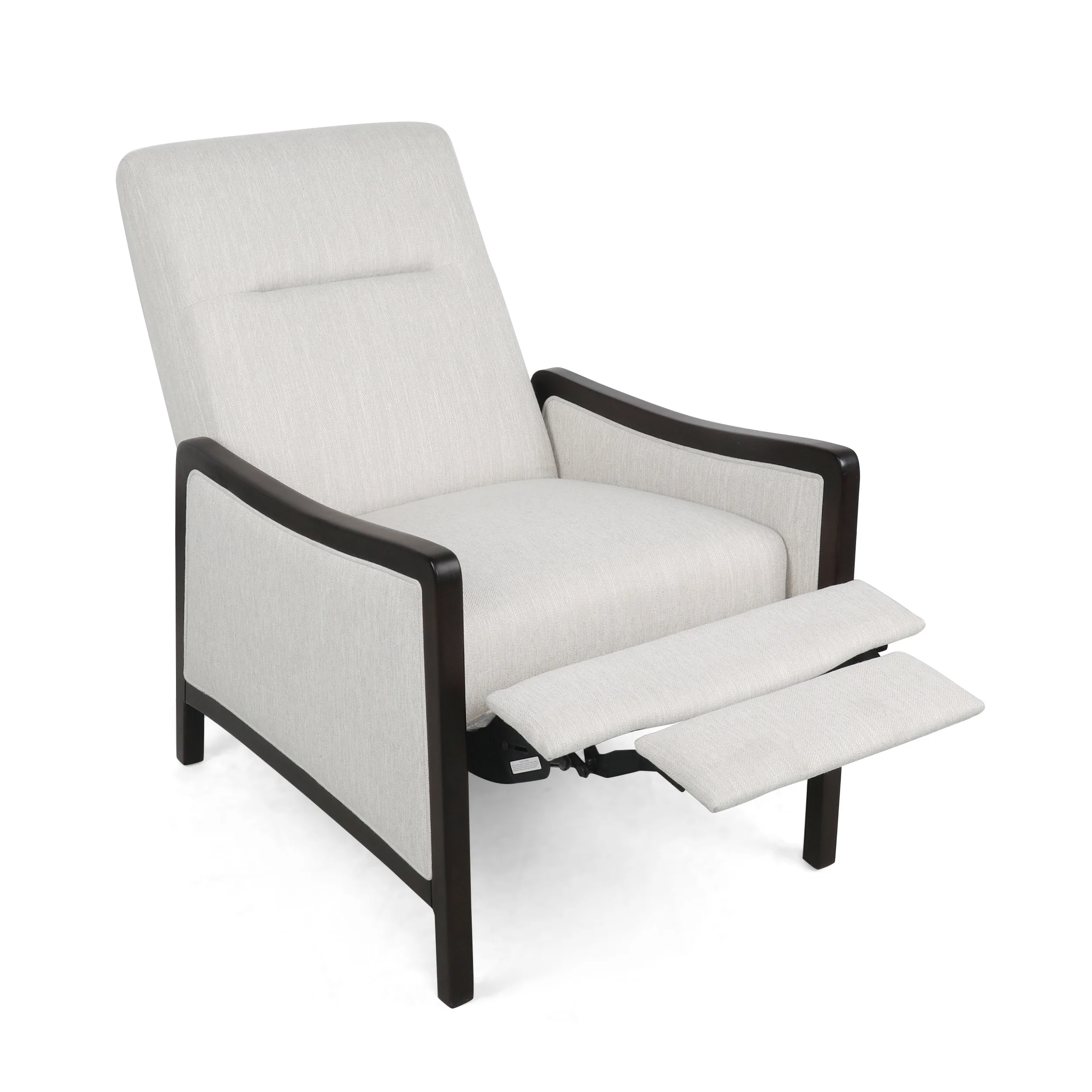Drury Contemporary Upholstered Pushback Recliner - furnishings