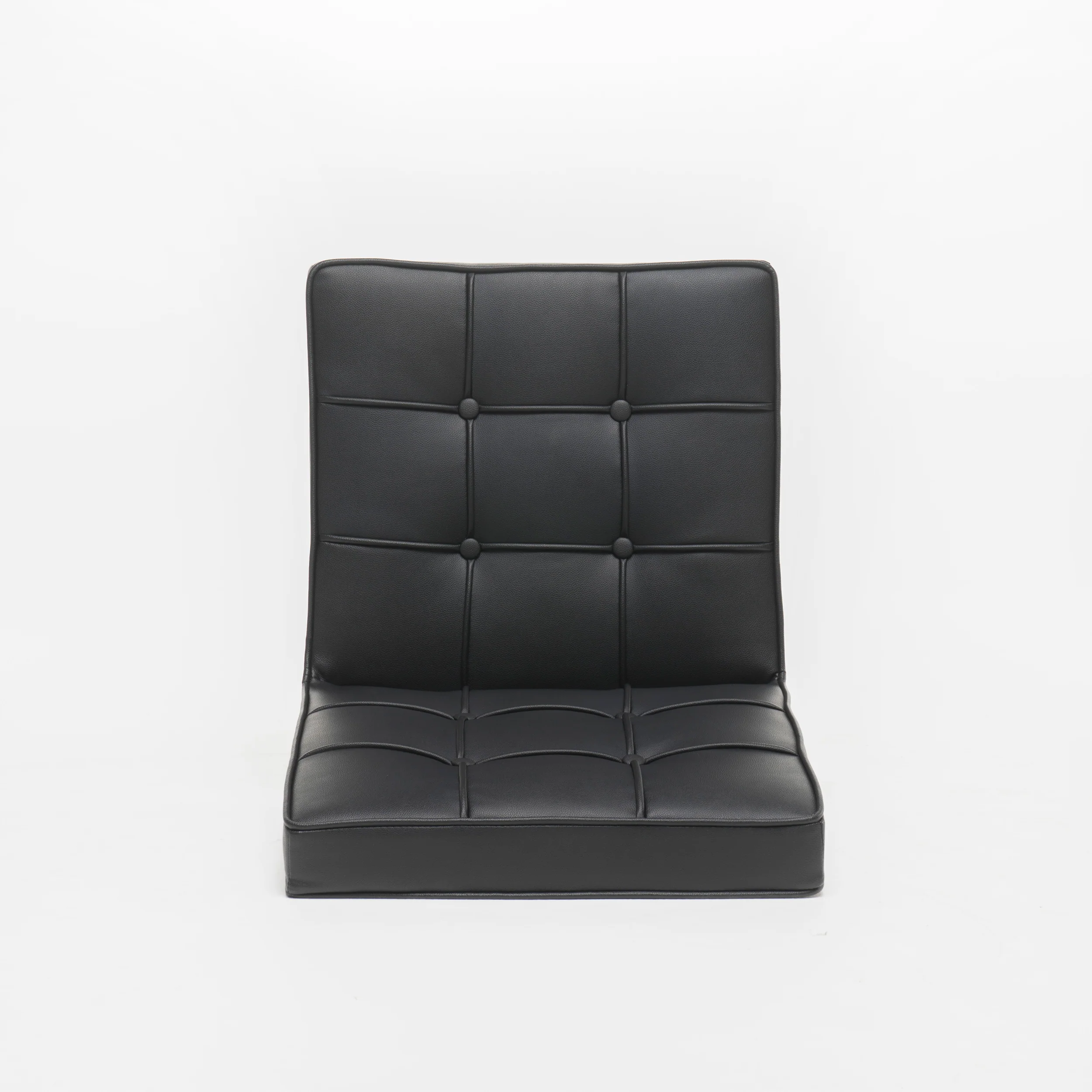 Pandora Modern Design Black Leather Dining Chairs (set of 2) - furnishings