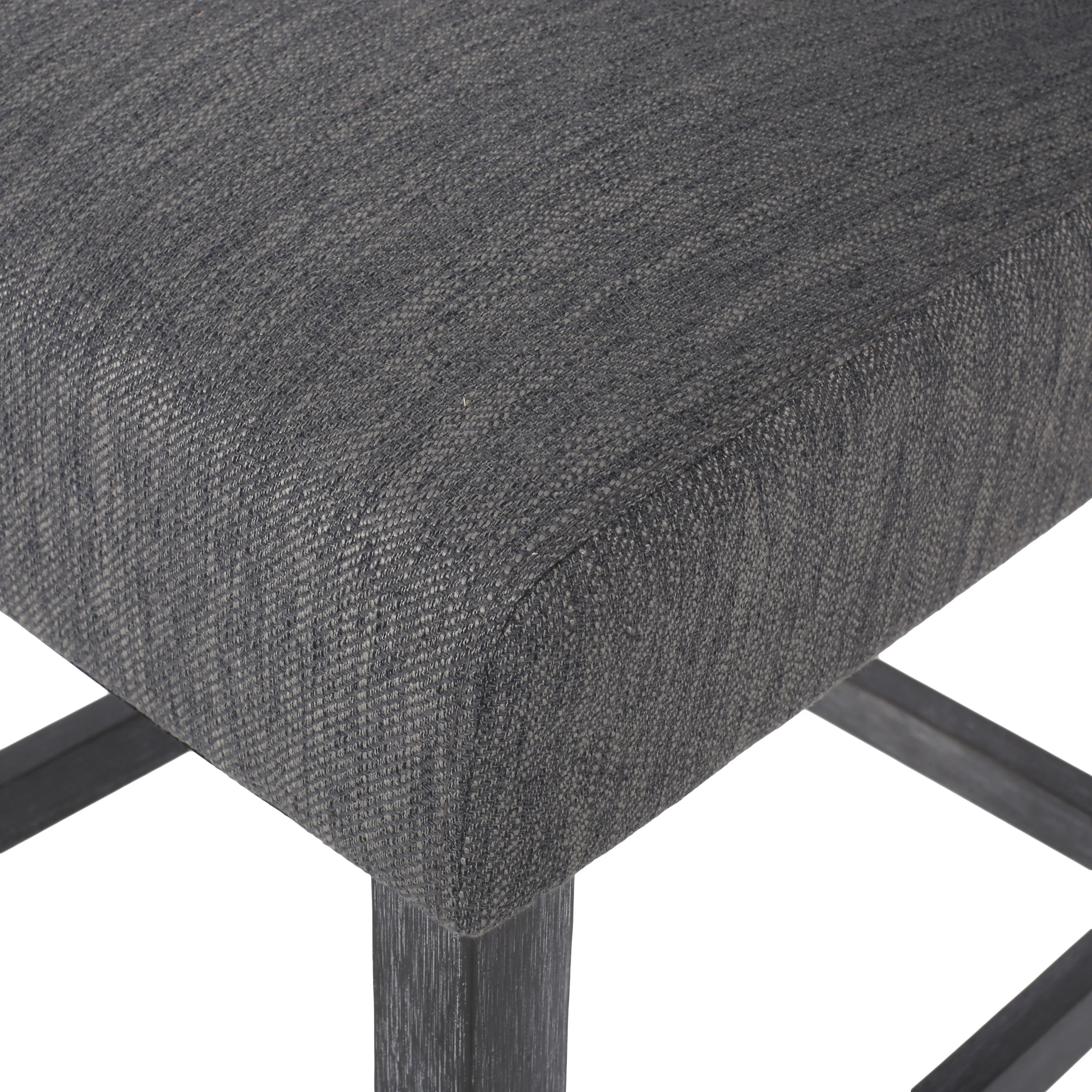 Dellroy Contemporary Fabric Button Tufted 26 Inch Counter Stools, Set of 2 - furnishings