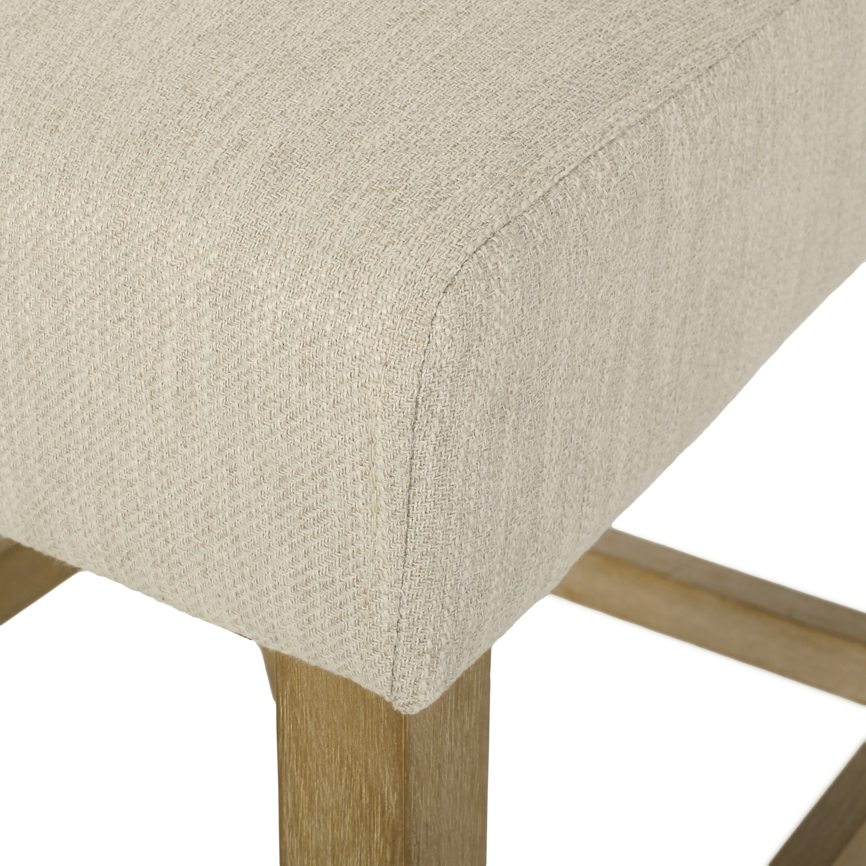 Dellroy Contemporary Fabric Button Tufted 26 Inch Counter Stools, Set of 2 - furnishings
