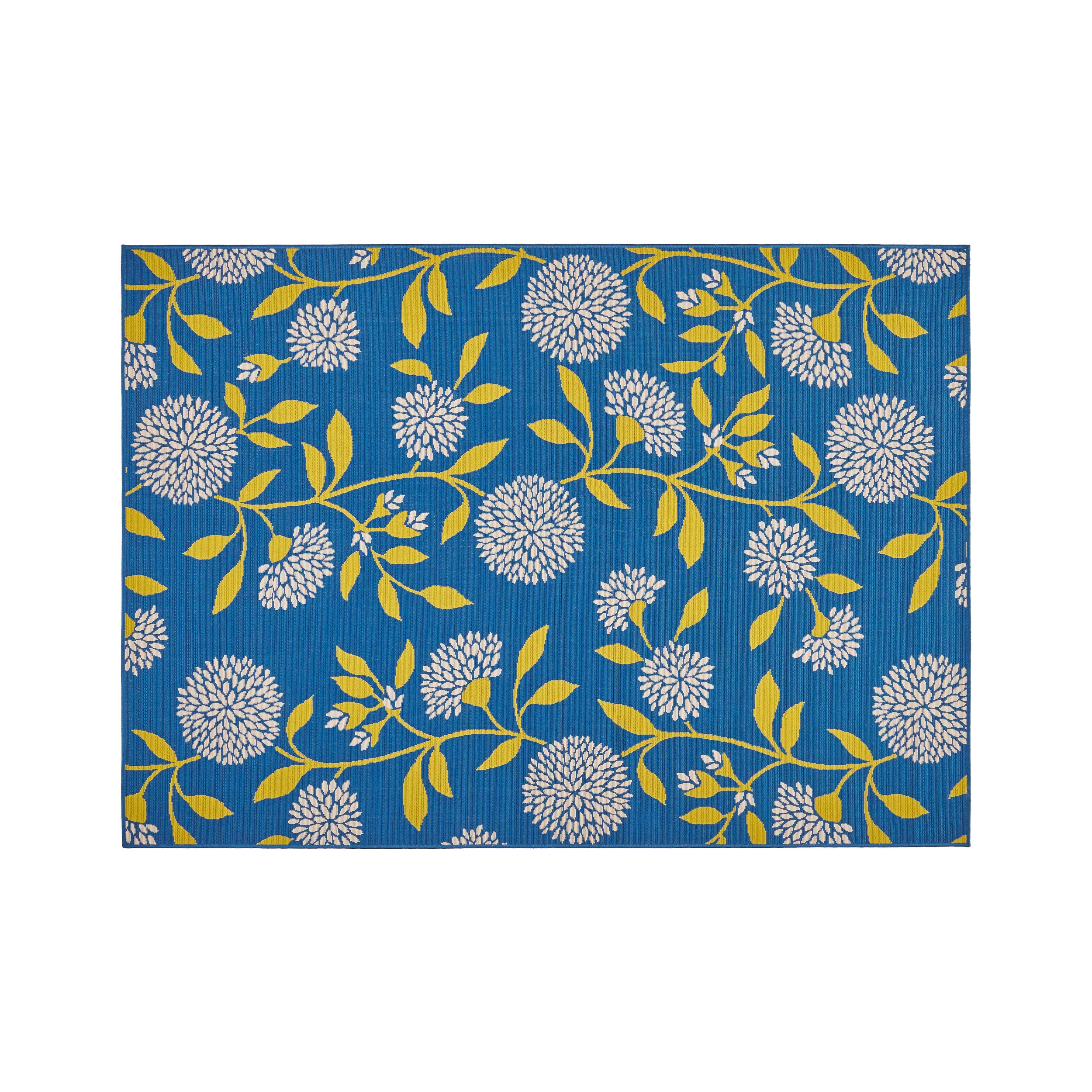 Dione Outdoor Floral Area Rug - furnishings
