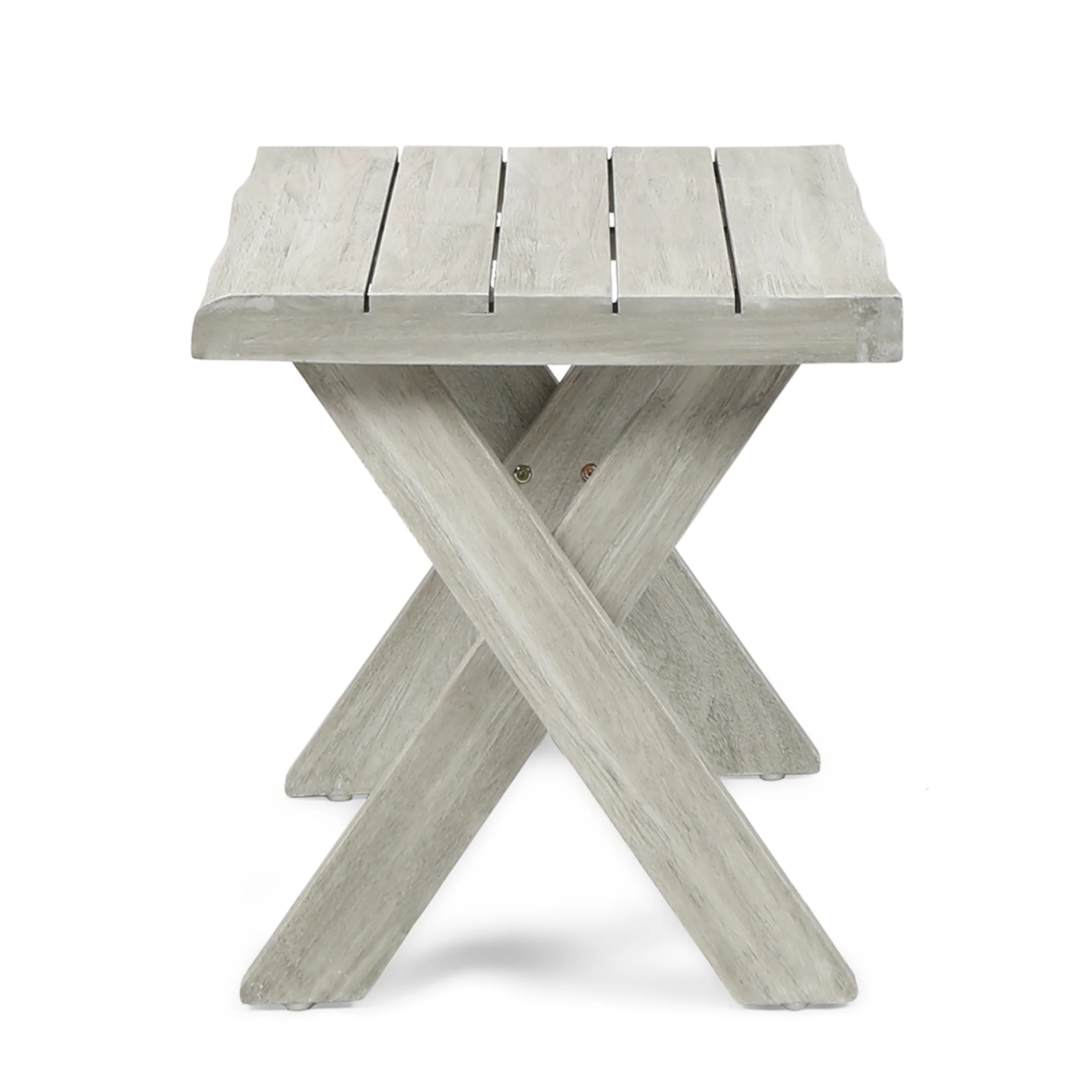 Irene Indoor Farmhouse 3 Piece Acacia Wood Table Set - furnishings