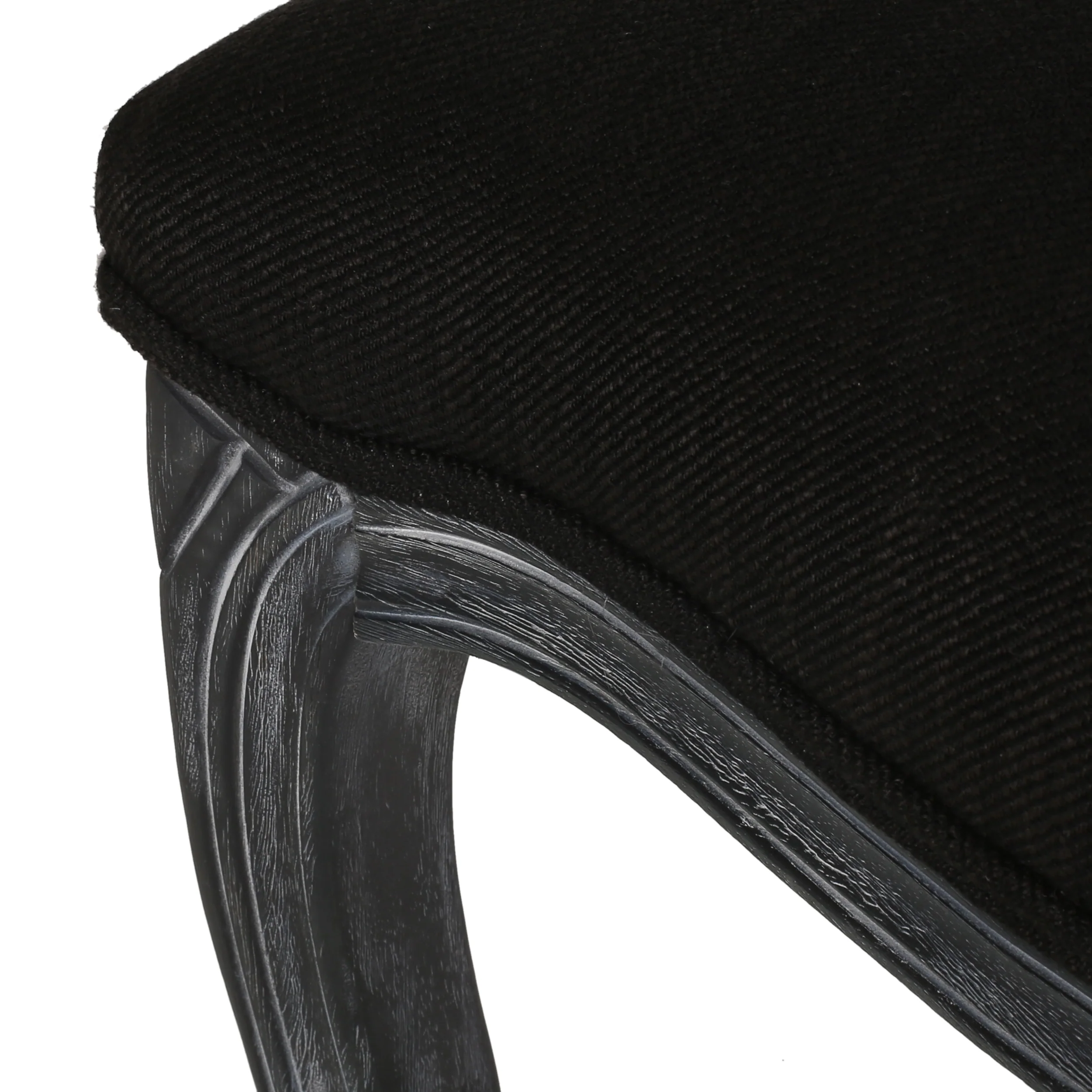 Mariette French Country Wood and Cane Upholstered Dining Chair, Set of 2 - furnishings