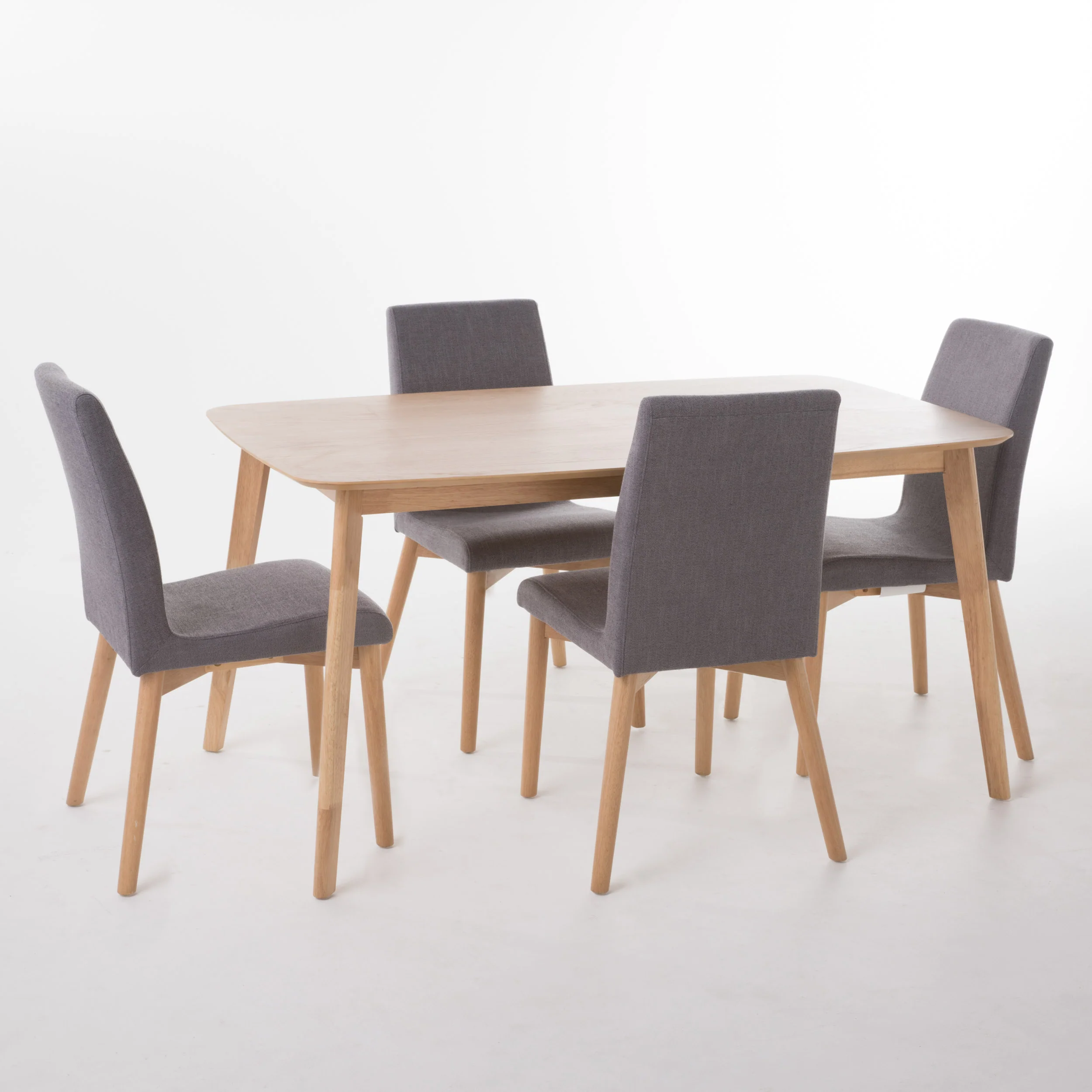 Katherine Mid-Century Modern 5 Piece Dining Set - furnishings