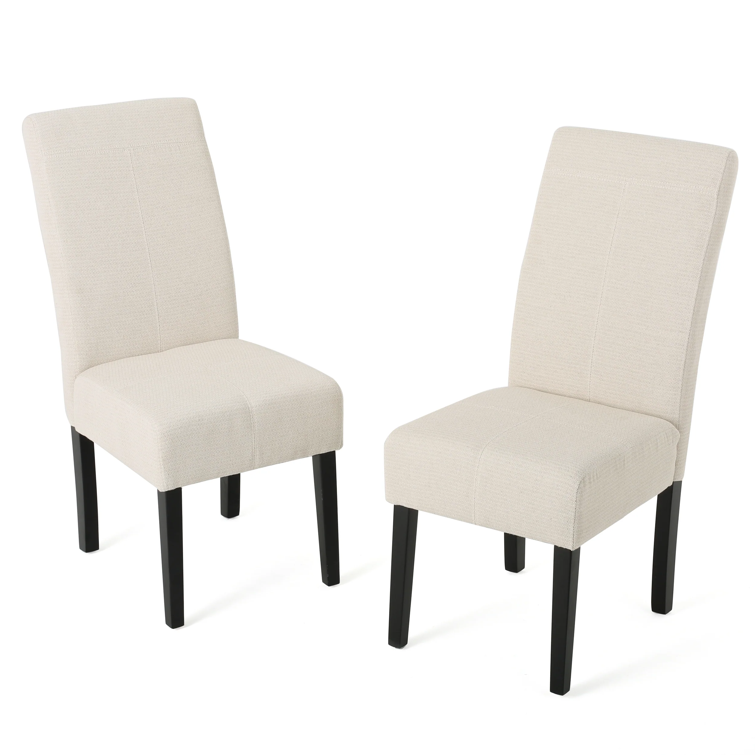 Araducan Beige Fabric Dining Chair (Set of 2) - furnishings