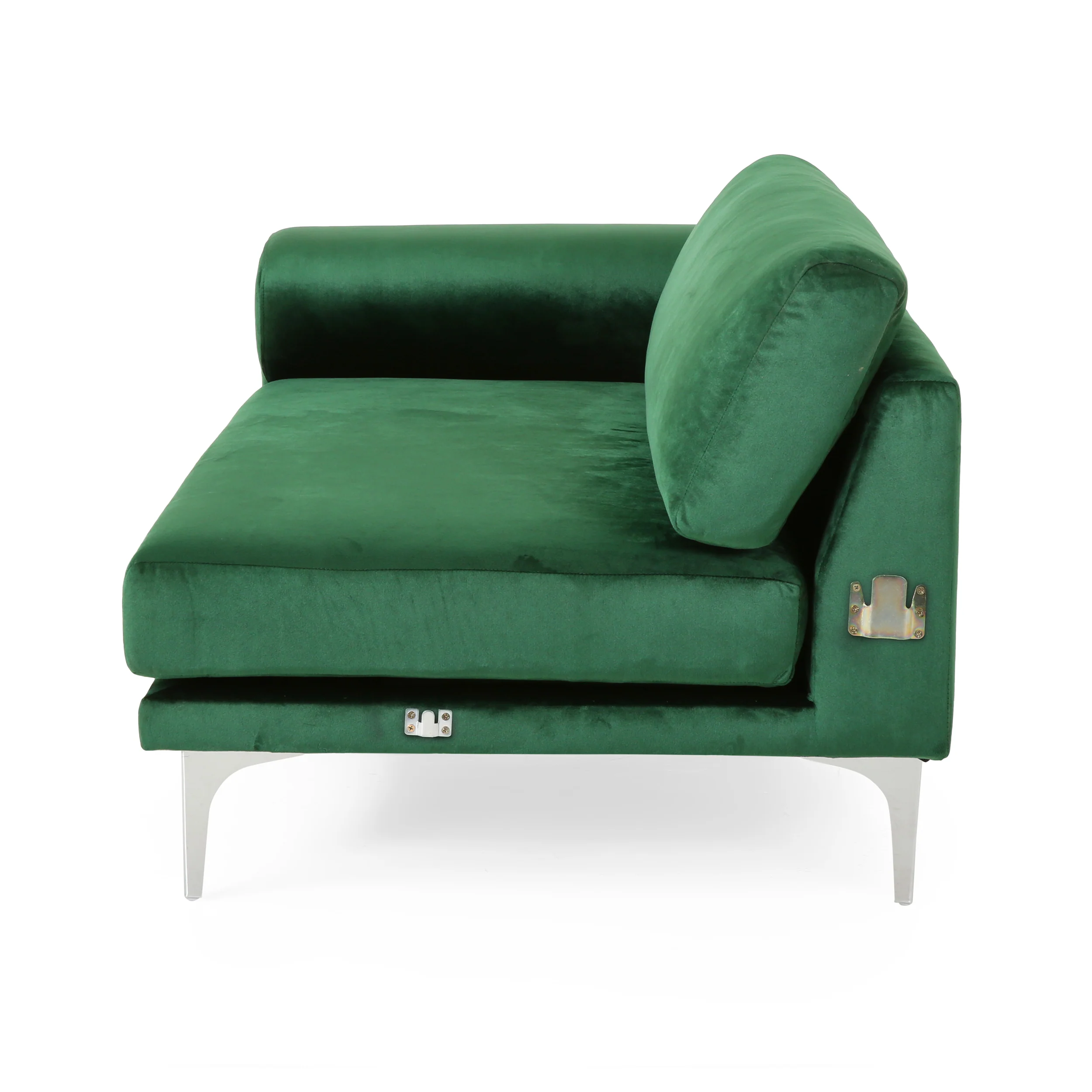 Annagrace Modern Glam 4 Seater Velvet Sofa - furnishings