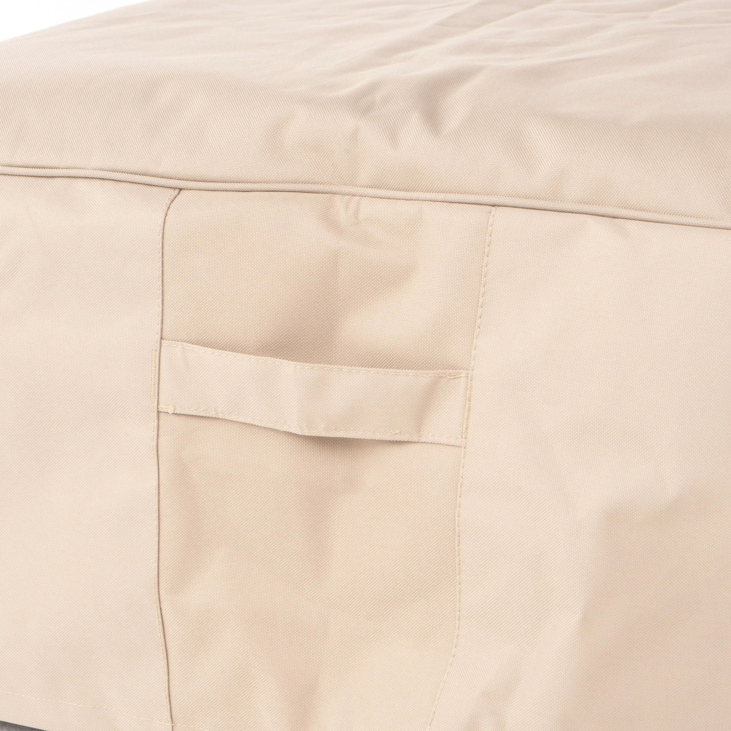 Solana Outdoor Beige Waterproof Fabric Lounge Set Cover - furnishings