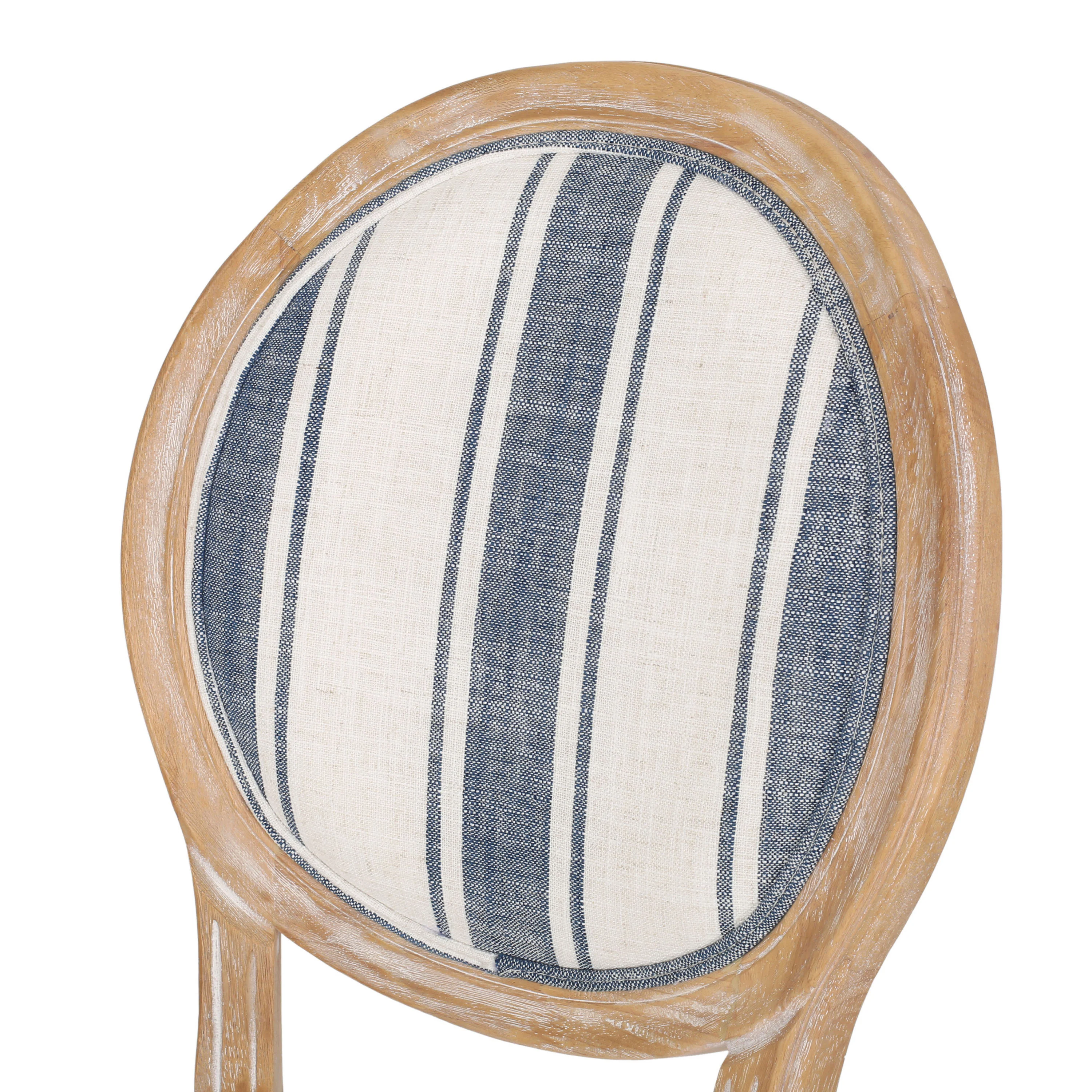 Lariya French Country Fabric Dining Chairs - furnishings