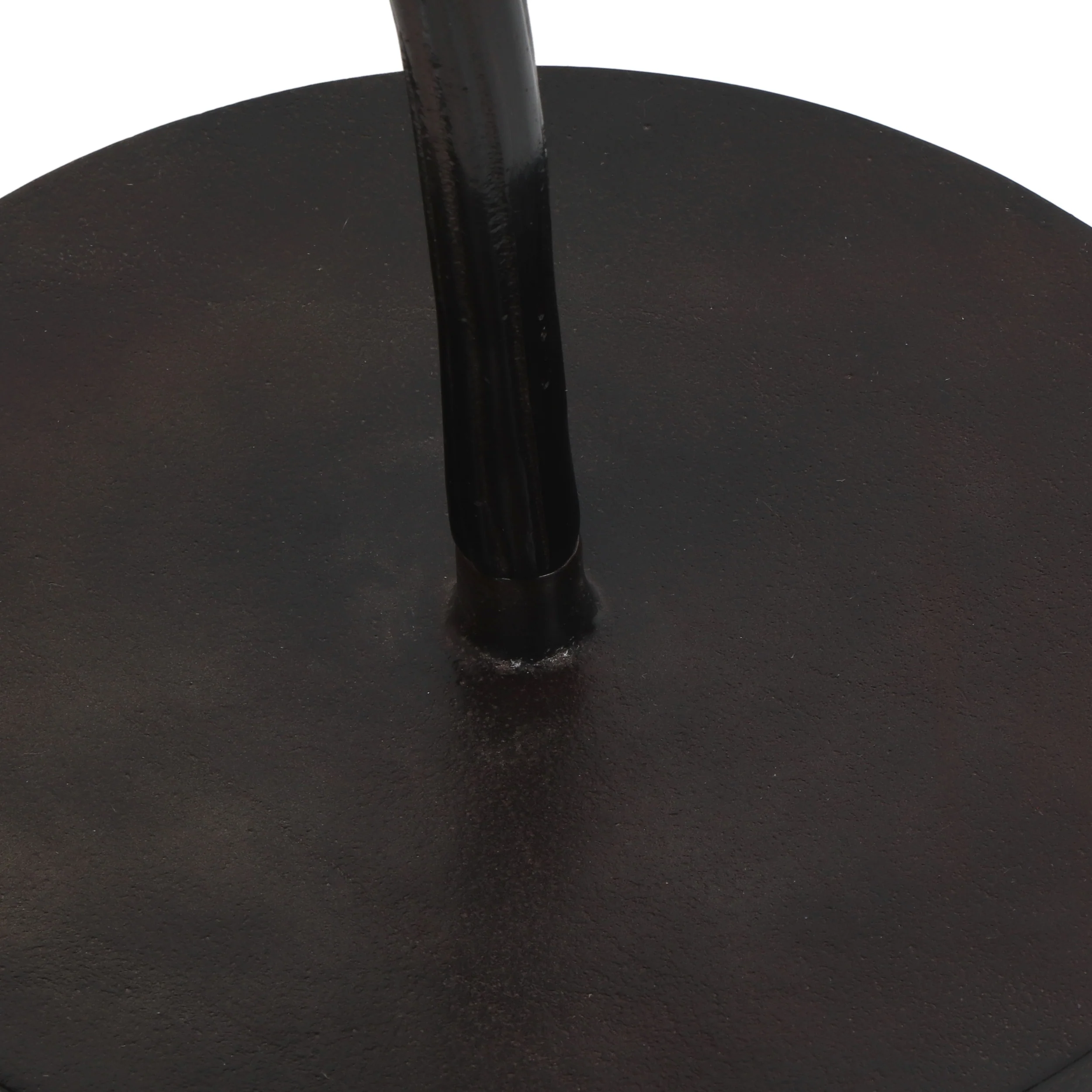 Bexley Modern Handcrafted Aluminum Frond Leaf Side Table, Raw Bronze - furnishings