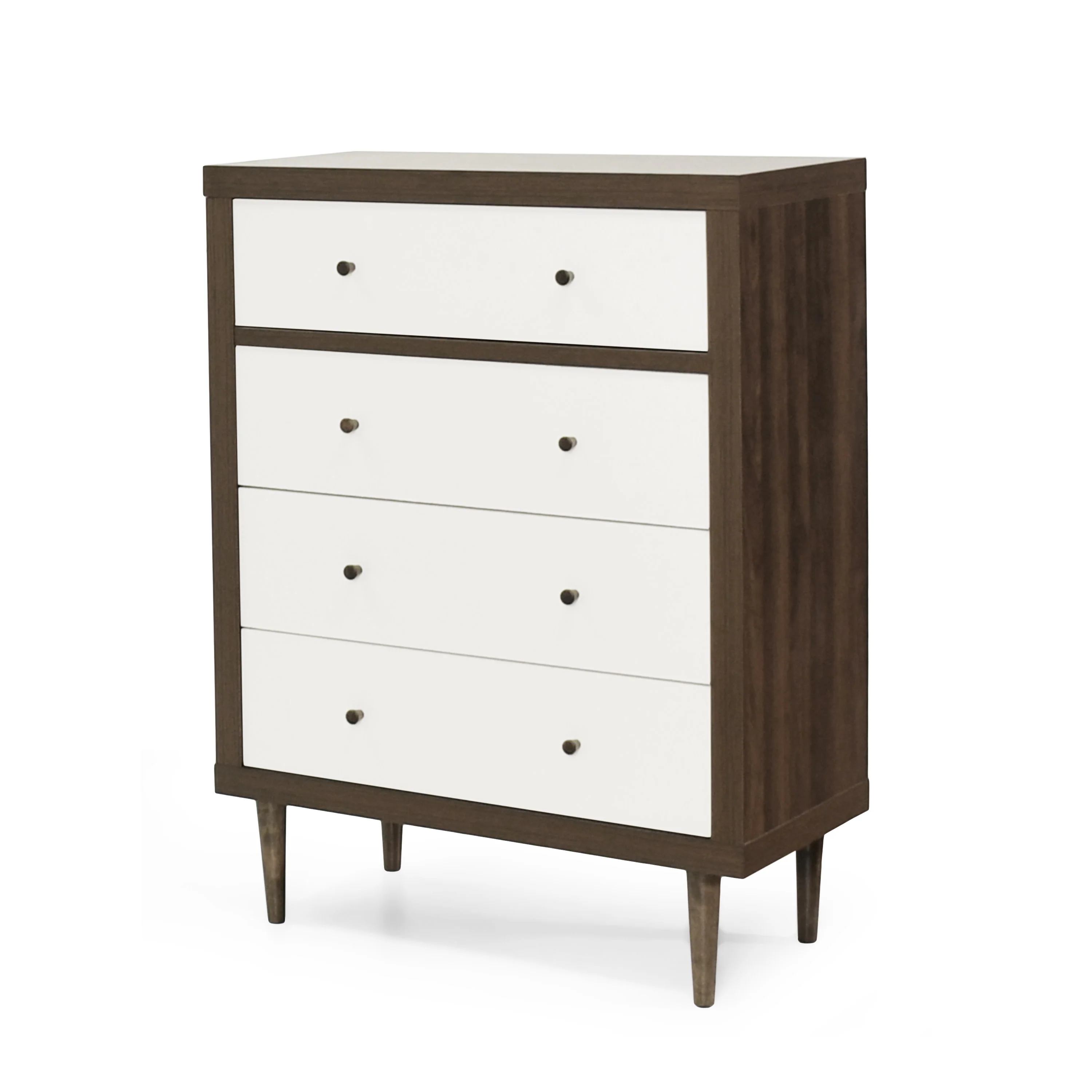 Farhart Mid Century Modern 4 Drawer Dresser - furnishings