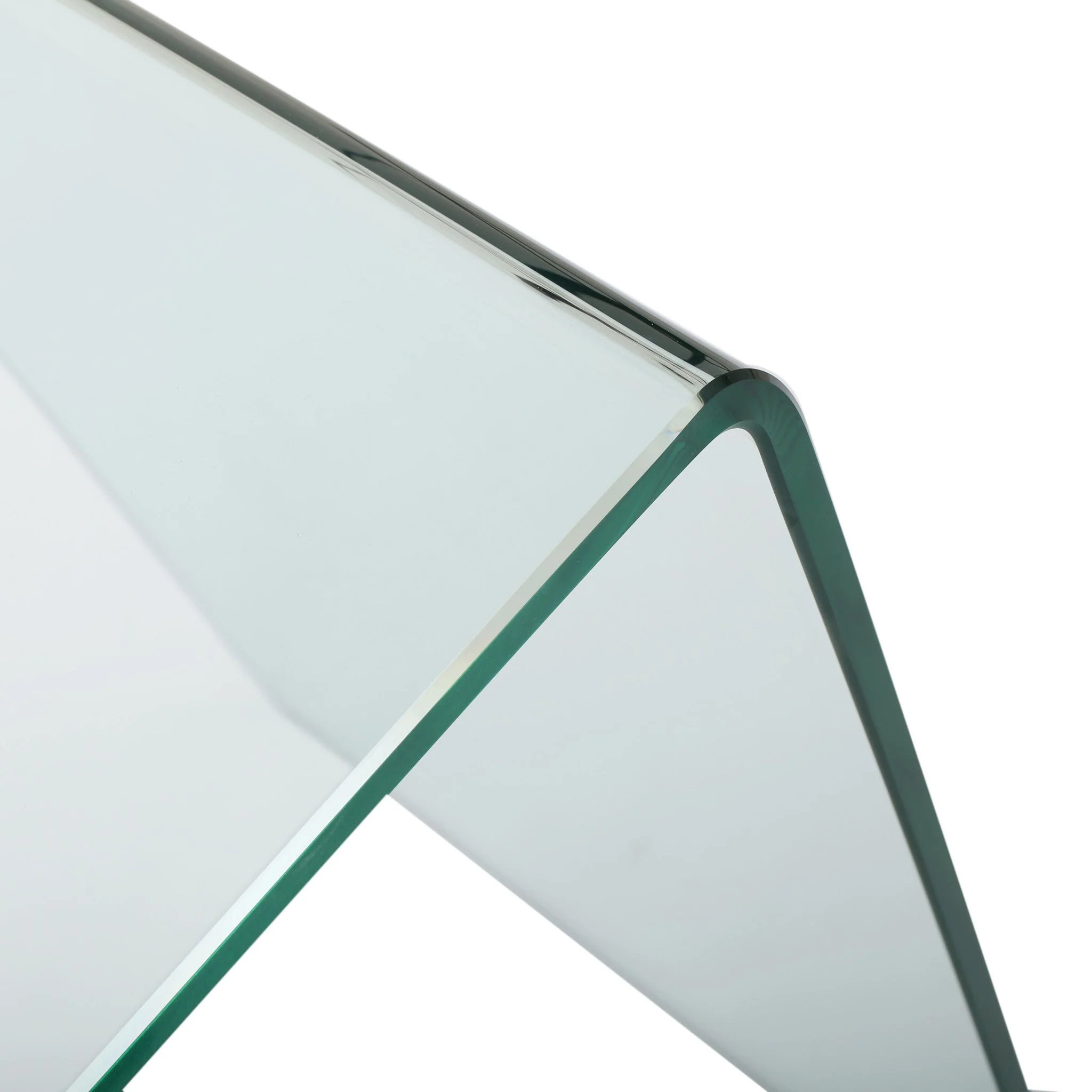 Classon Modern Rectangular Tempered Glass Console Table - furnishings