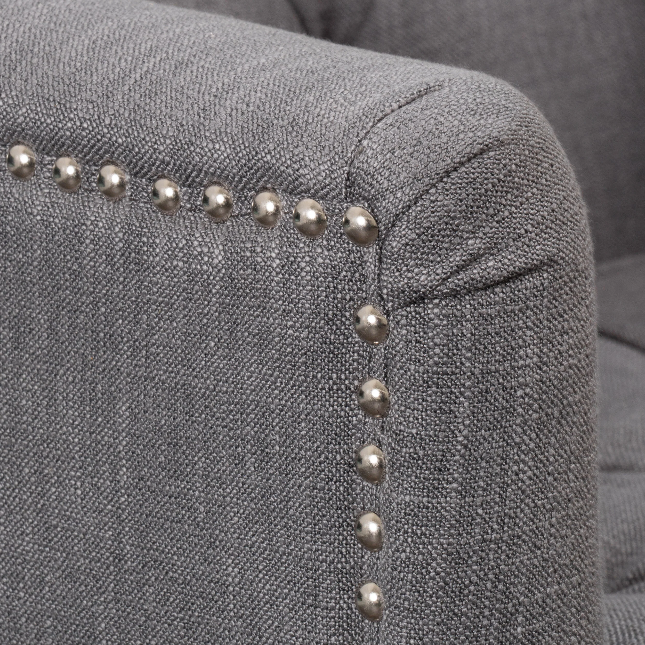 Madene Tufted Back Fabric Club Chair - furnishings