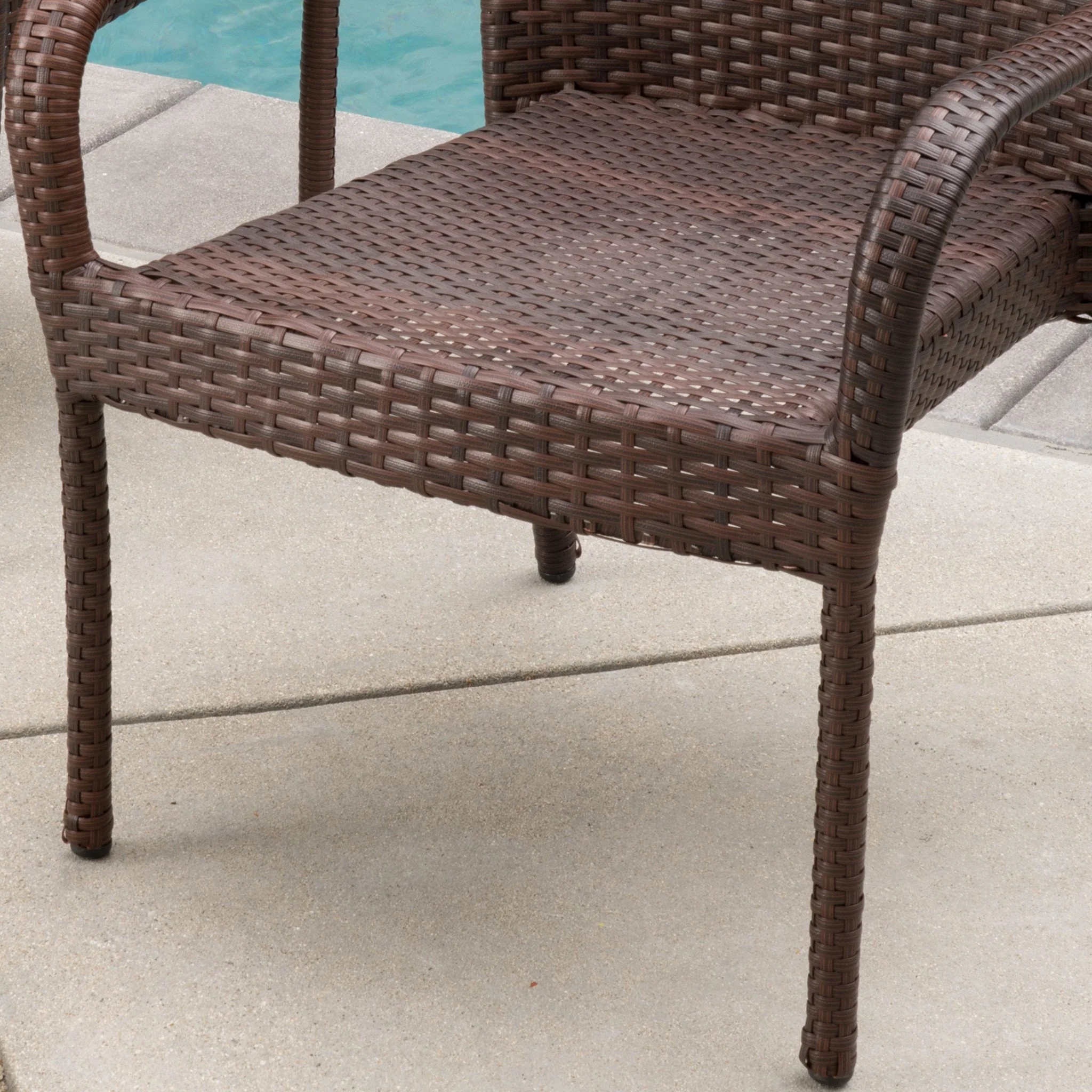 Ferndale Outdoor Multibrown Wicker  5pc Dining Set - furnishings