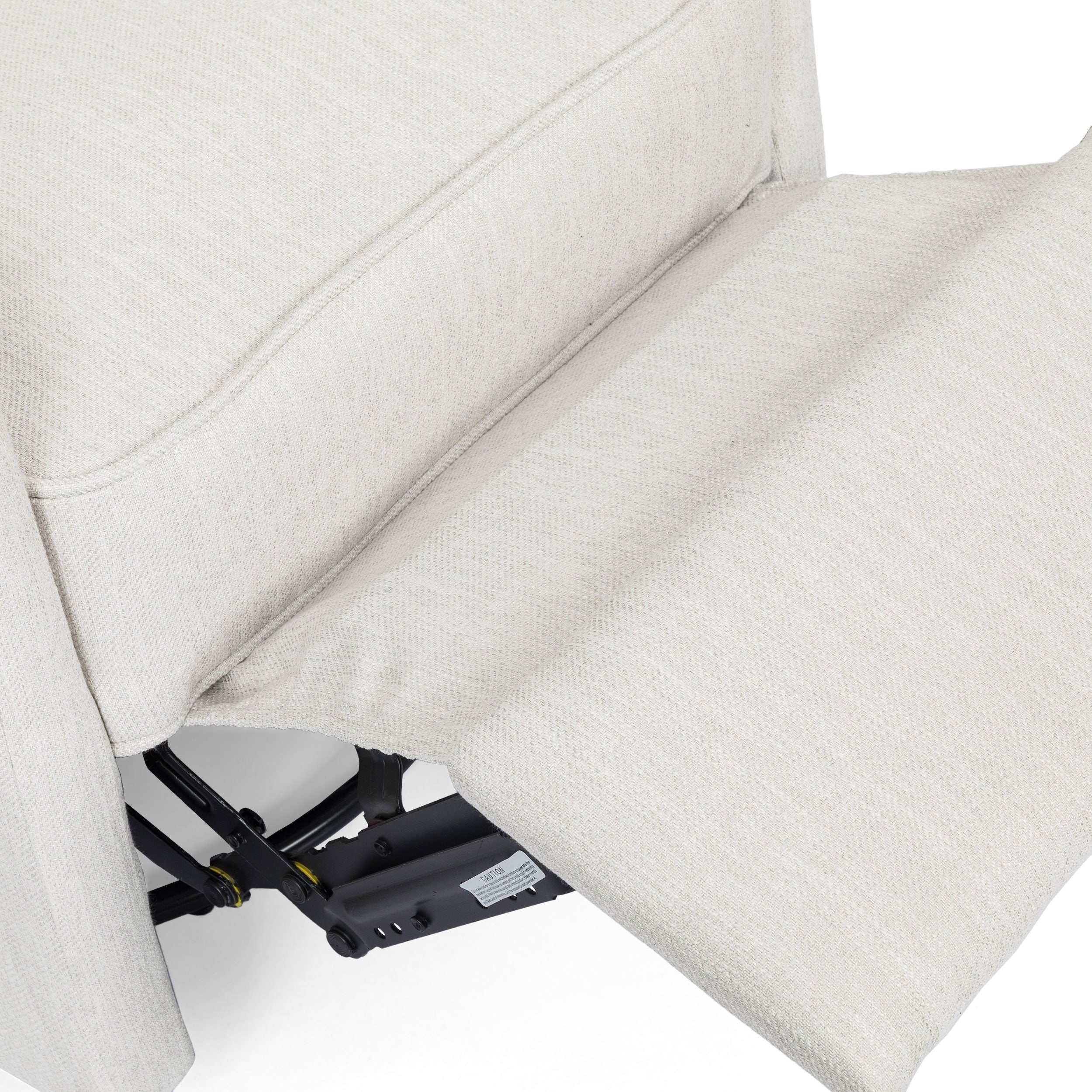 Houck Contemporary Tufted Wingback Swivel Recliner - furnishings