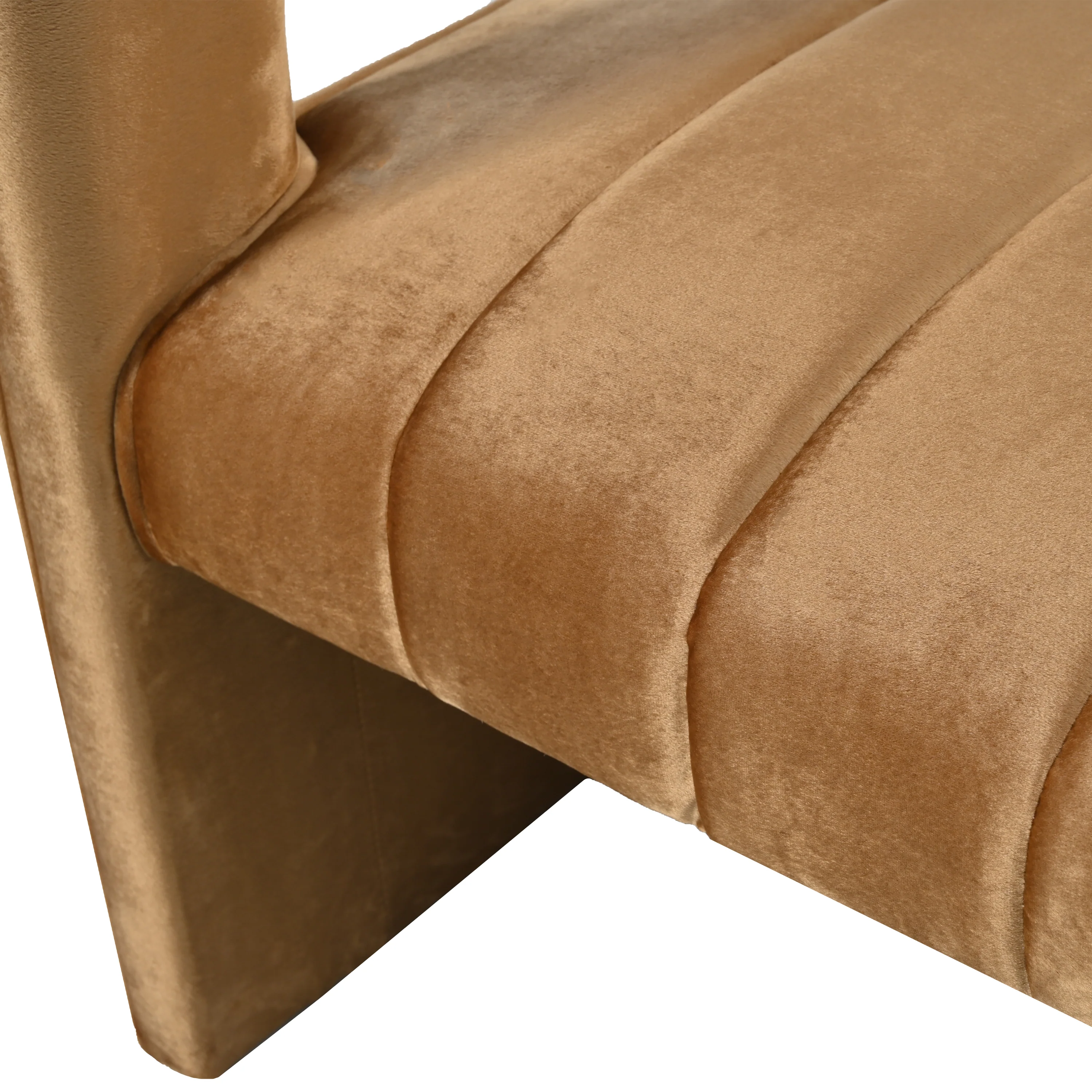 Brazal Modern Velvet Accent Club Chair - furnishings