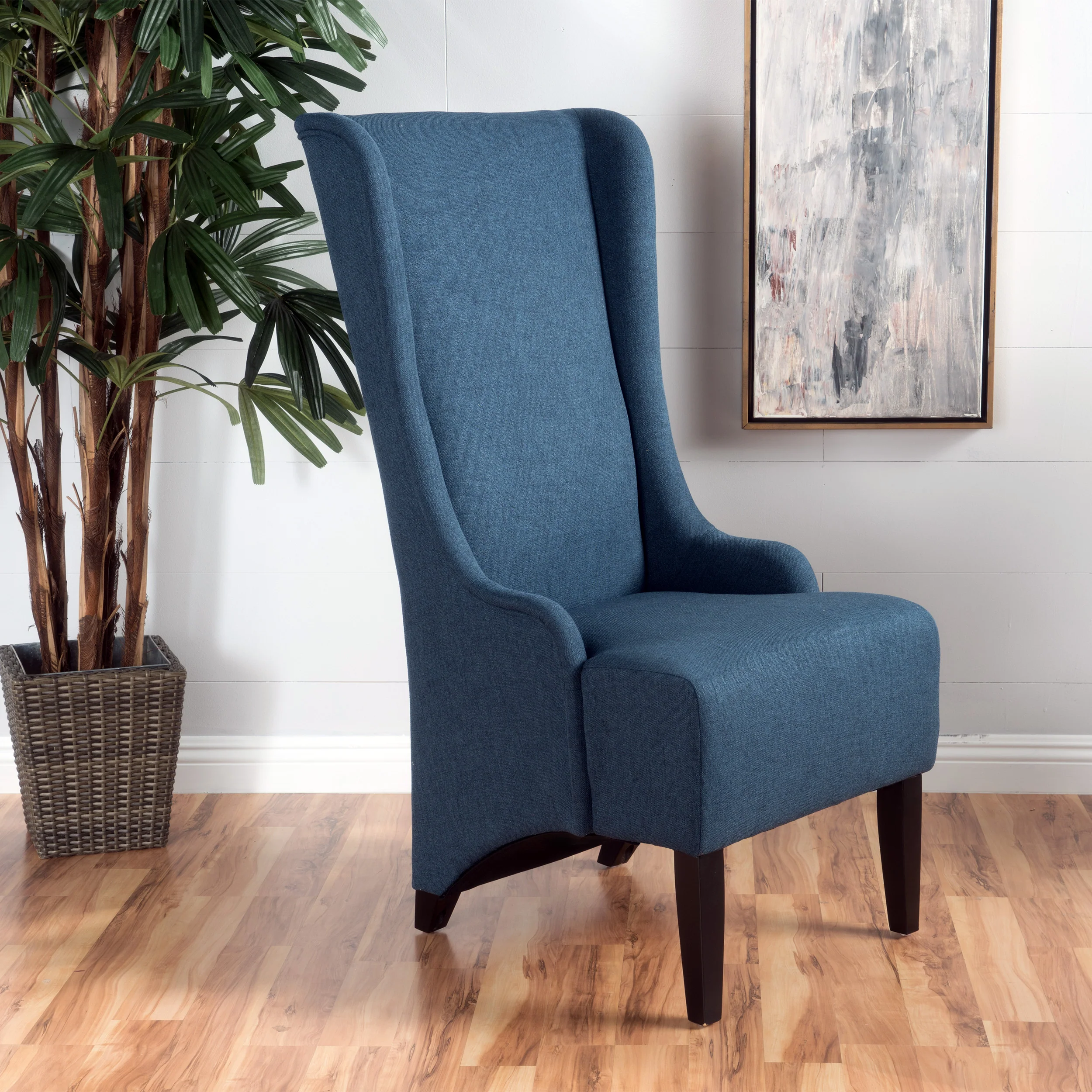 Sheldon Traditional Design High Back Fabric Dining Chair - furnishings