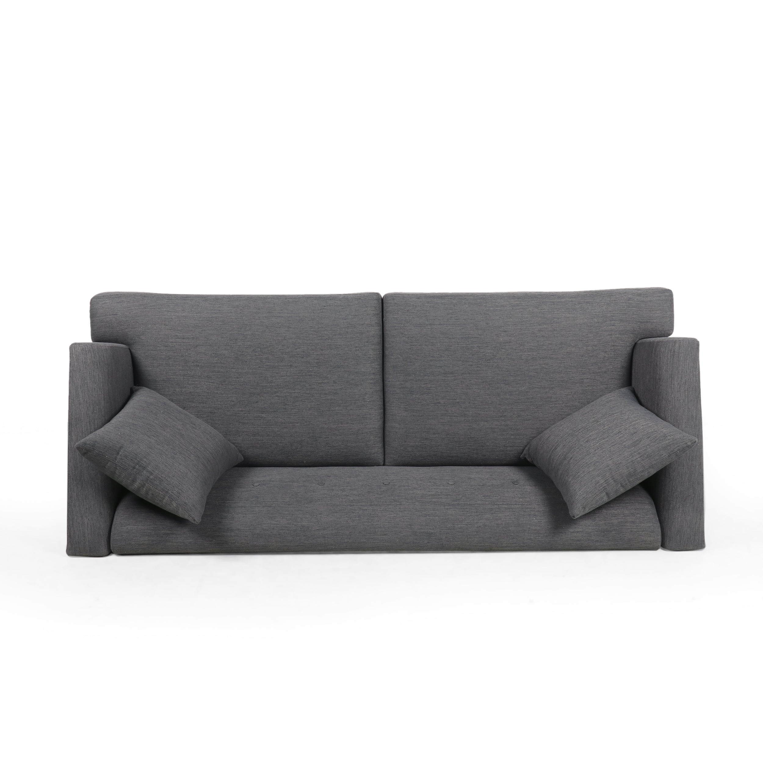 Sparks Mid-Century Modern Upholstered 3 Seater Sofa - furnishings