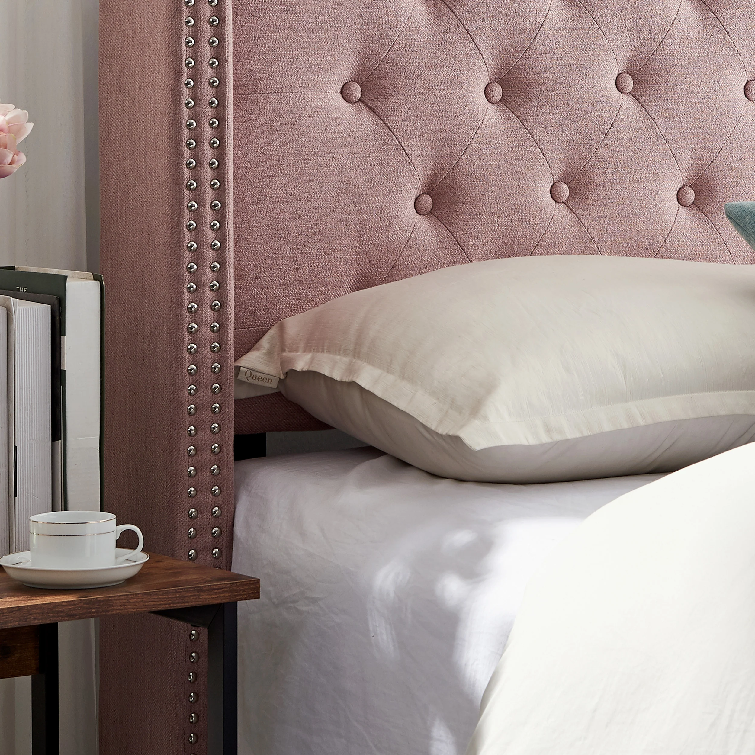 Ray Contemporary Upholstered Twin Headboard - furnishings