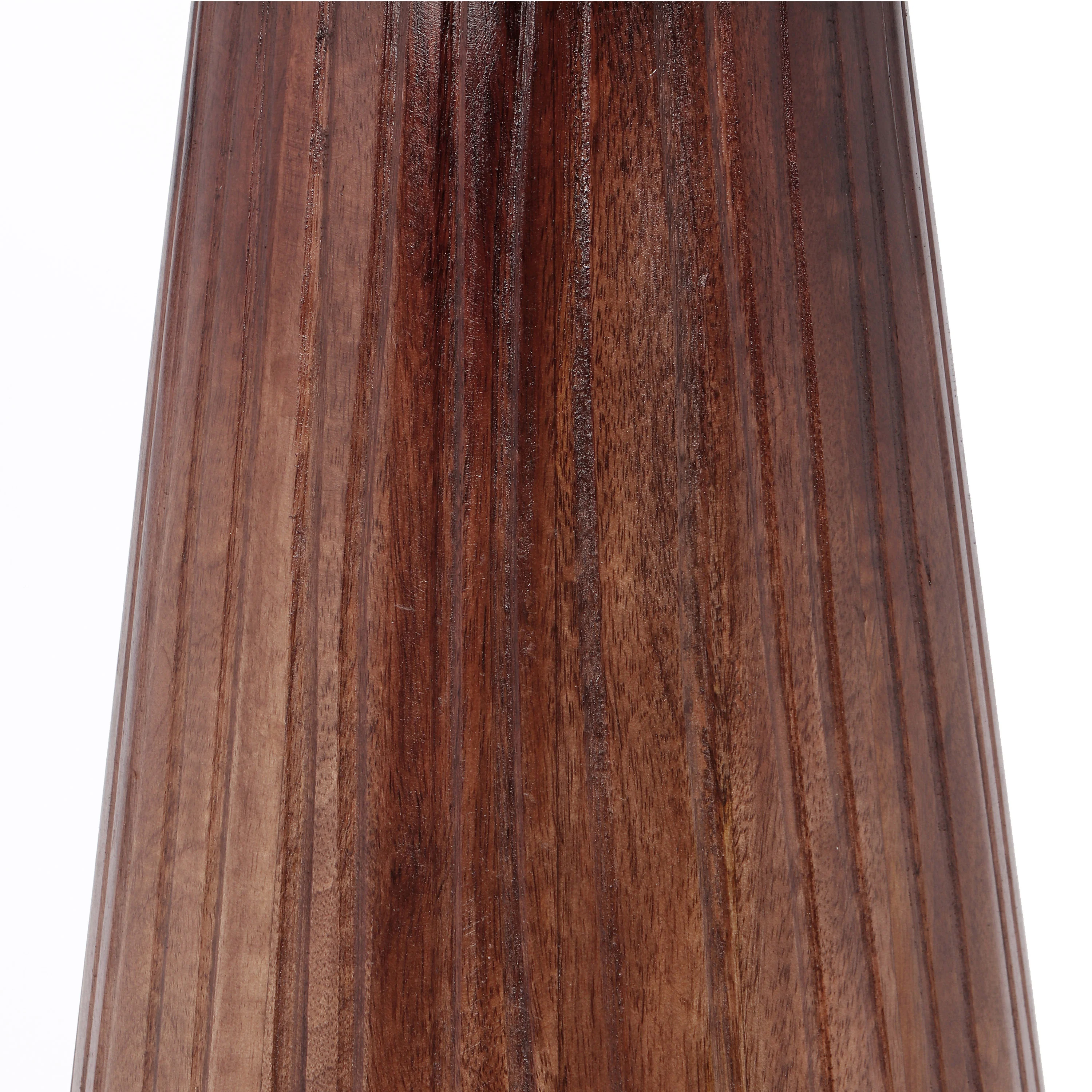 Zephy Round Pedestal Side End Table, Mango Wood - furnishings