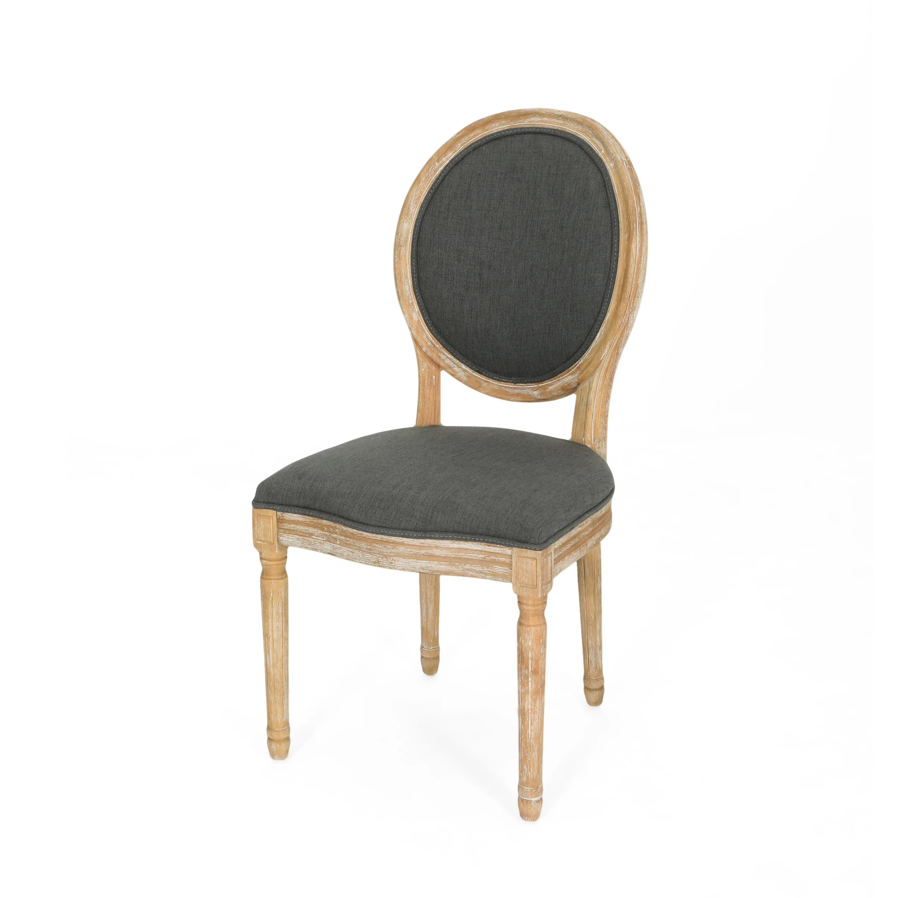 Reed Upholstered French Design Dining Chairs - furnishings