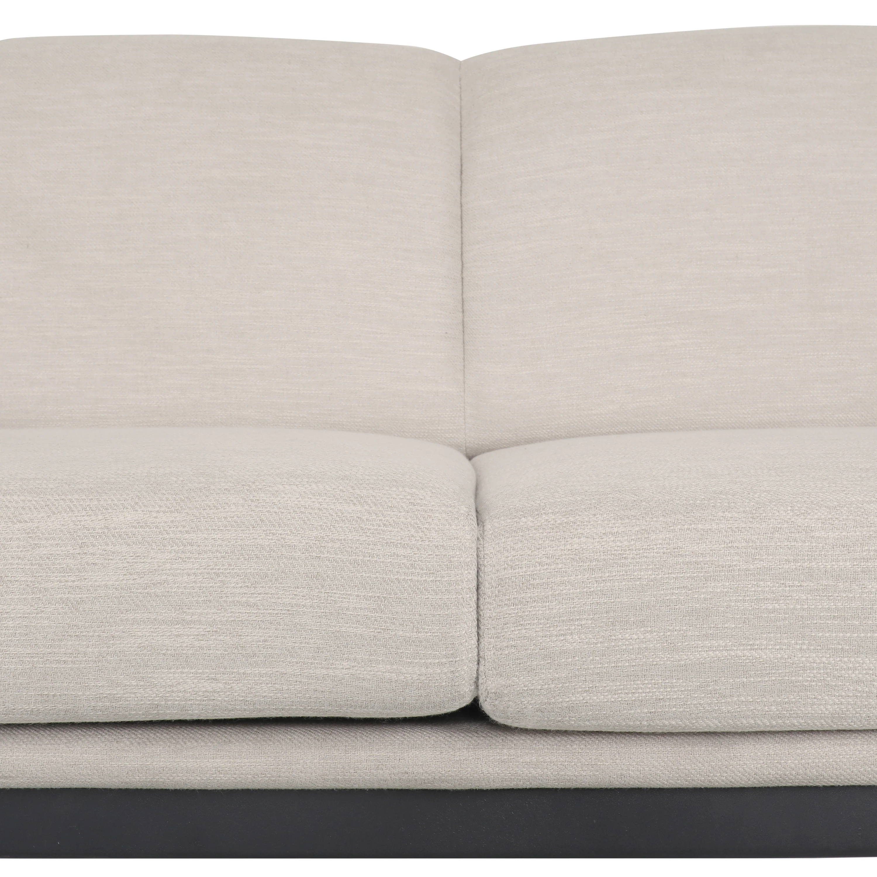 Mokena Contemporary Fabric Upholstered 3 Seater Sofa - furnishings