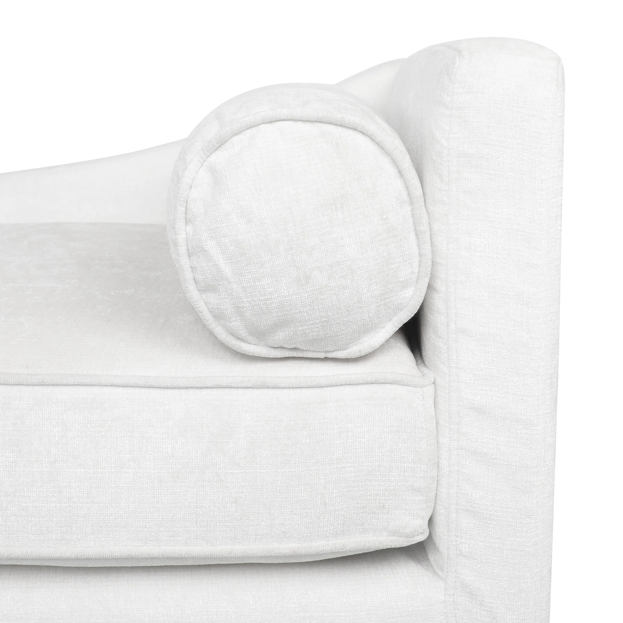 Alphonso Mid-Century Modern Fabric Chaise Lounge - furnishings