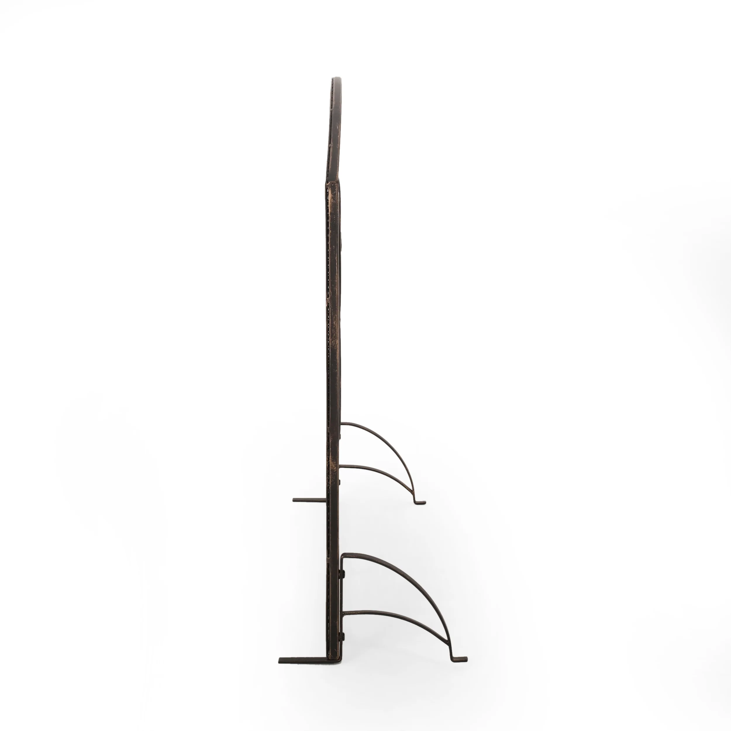 Griffin Contemporary Iron Fireplace Screen - furnishings