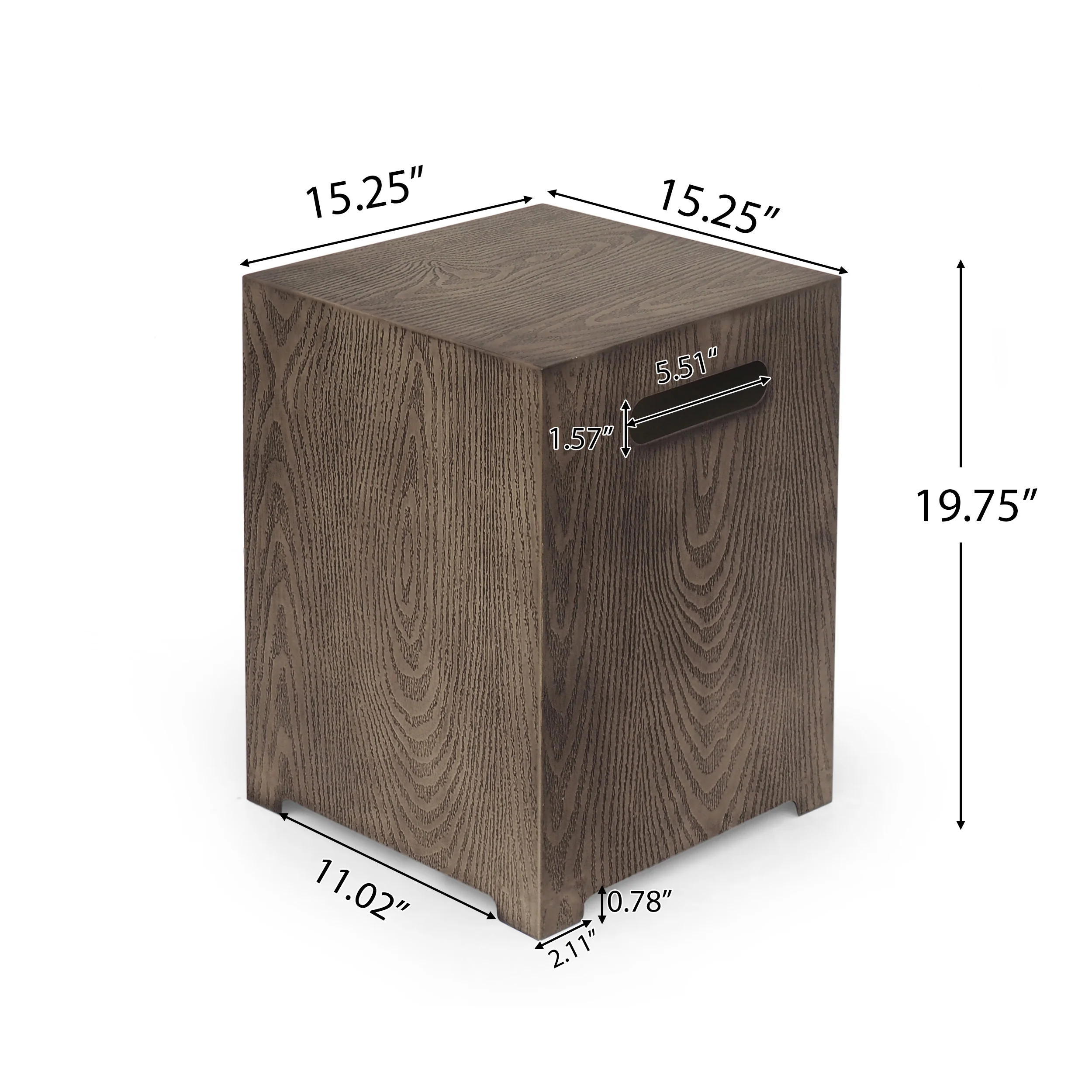 Bremen Outdoor 50,000 BTU Round Fire Pit with Tank Holder - furnishings