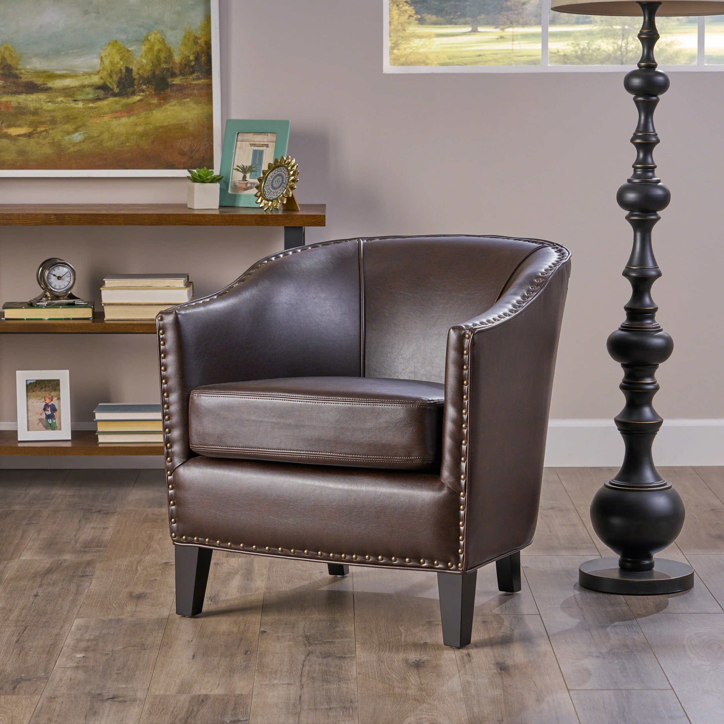 Carlton Mid Century Tub Style Club Chair - furnishings