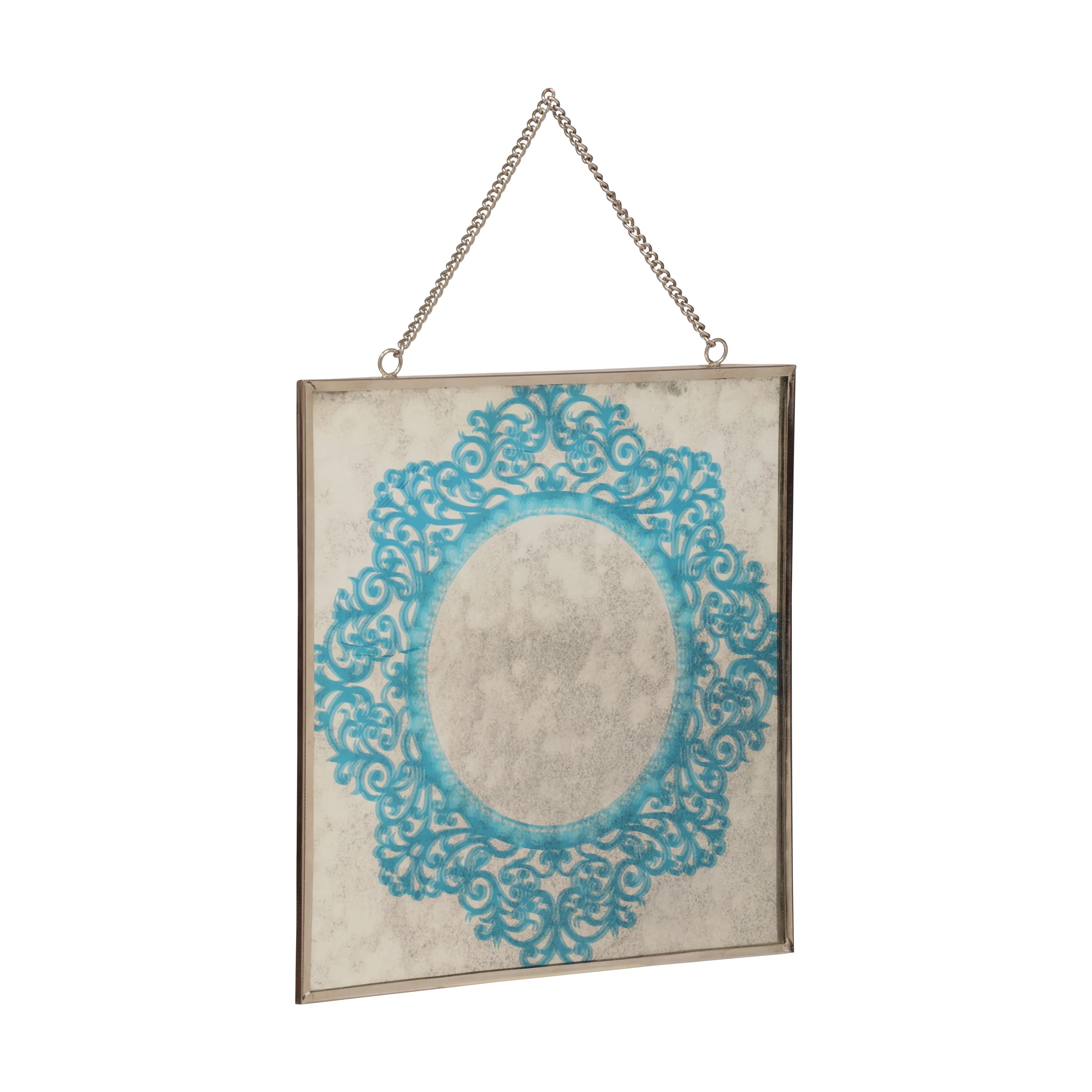 Marina Oriental Tempered Glass Wall Accessory - furnishings